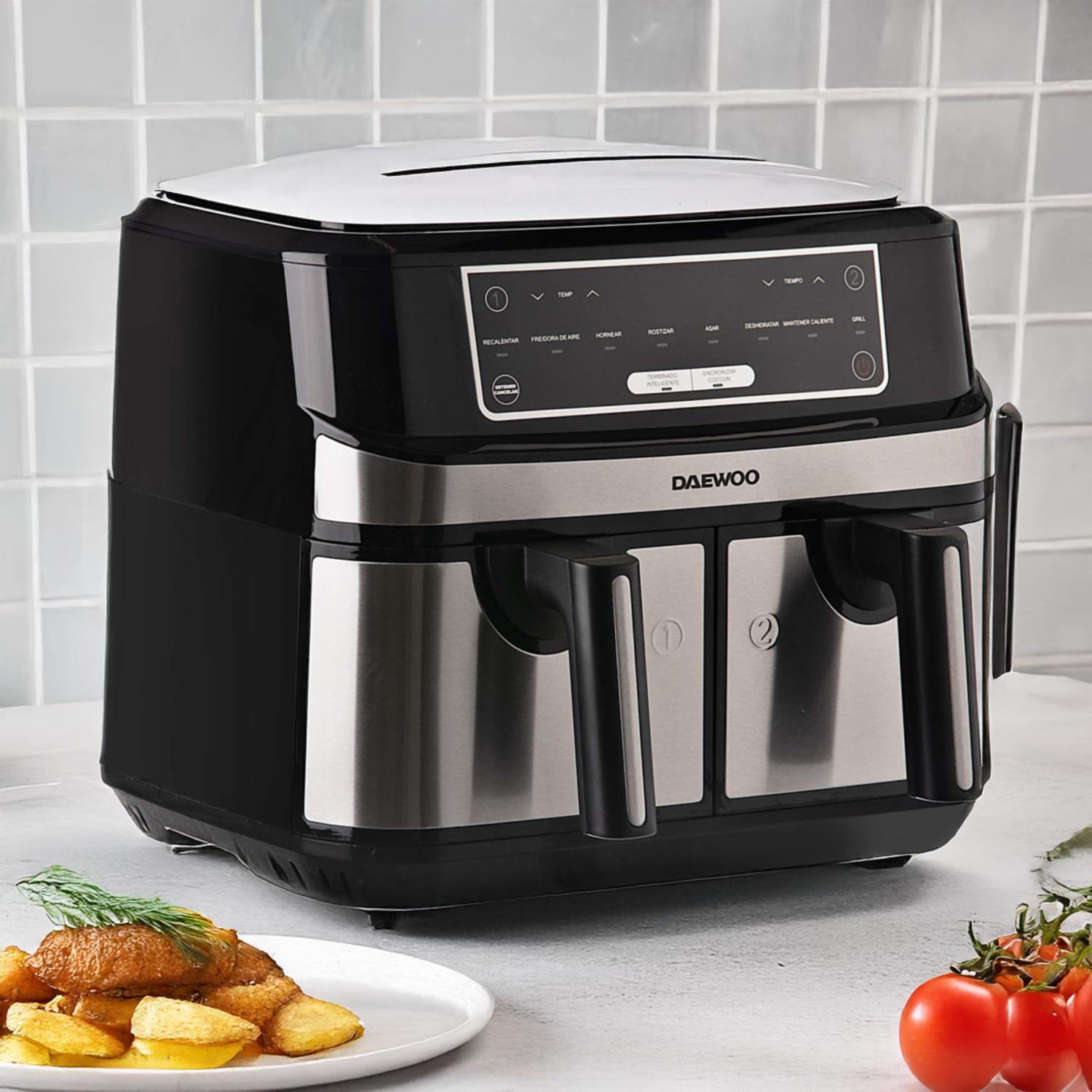 Air Fryer 1600 Watts Digital DI-5512-KDF DAEWOO 9 Litros