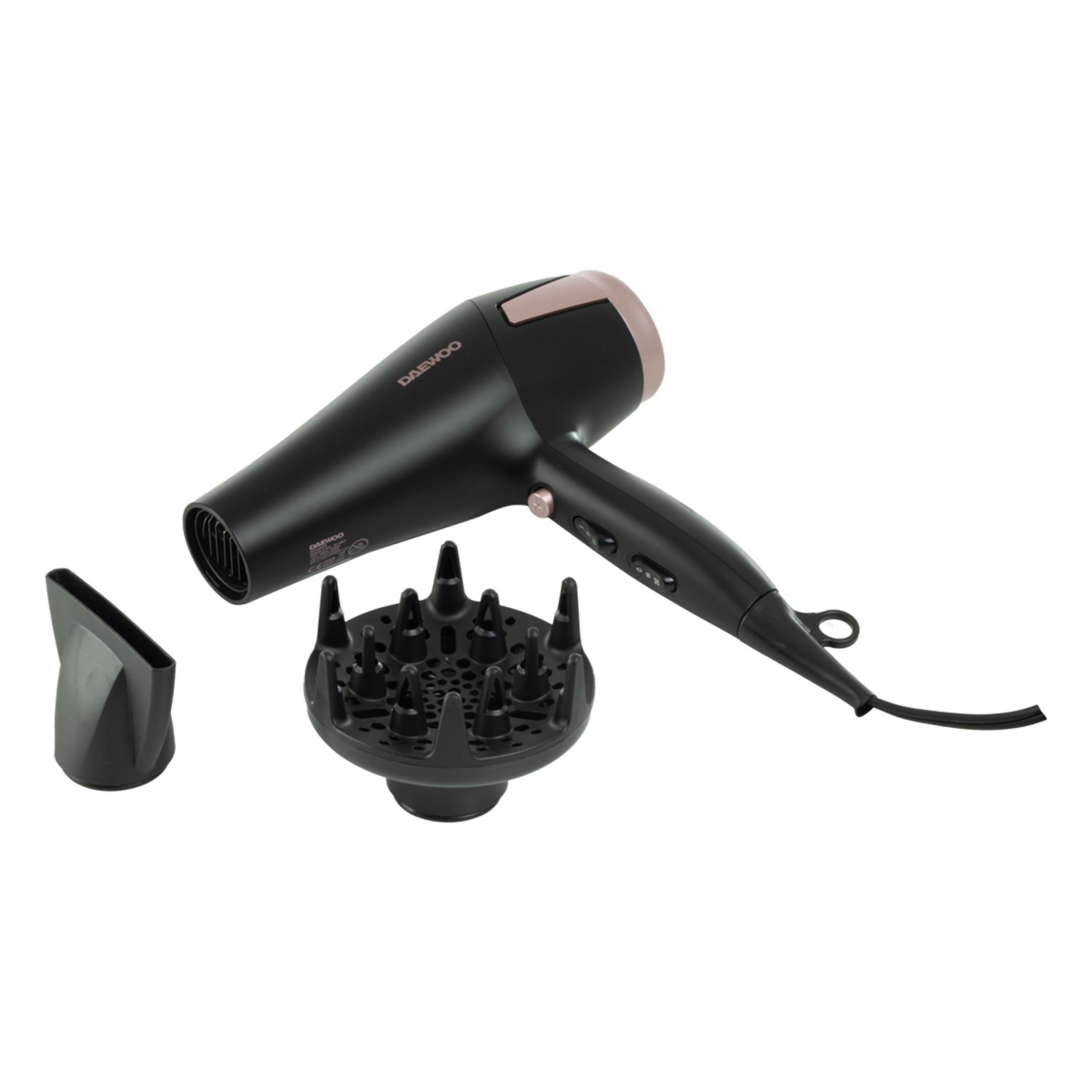 Secador De Cabello Eléctrico Modelo DI-5907 DAEWOO 1800 Watts