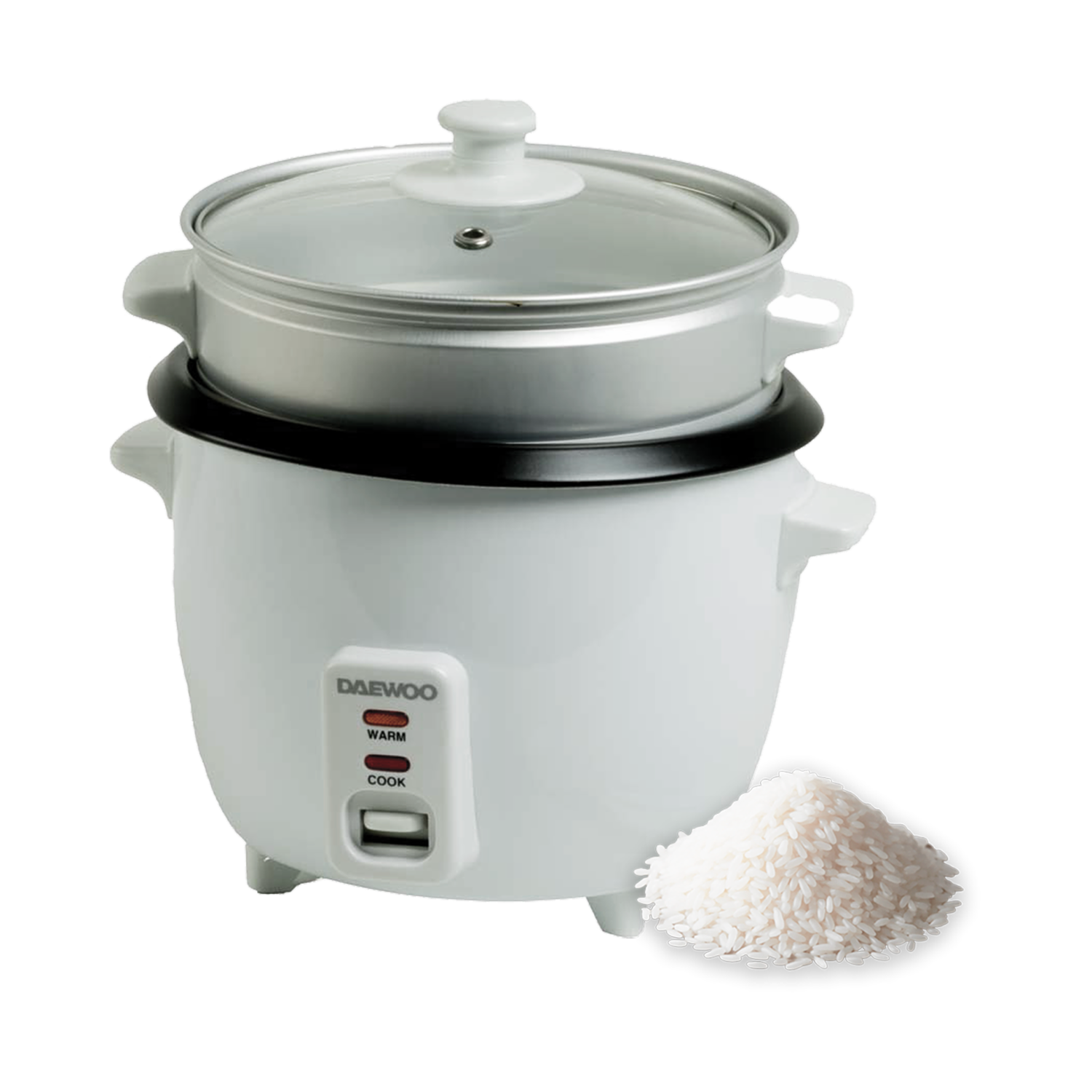 Olla Arrocera Con Vaporera DRC412 DAEWOO 1.0 Litros