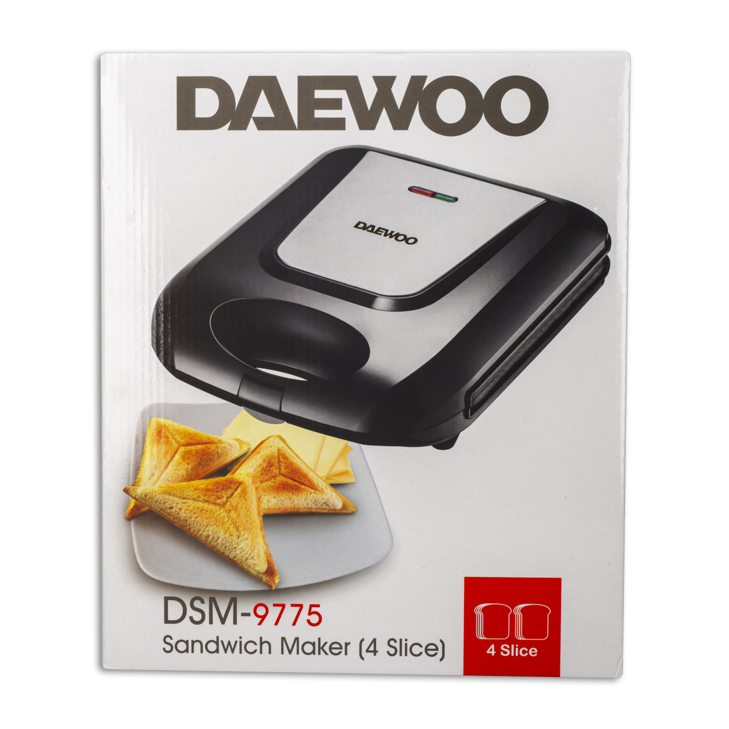 Sanduchera Capacidad Para 4 Panes Modelo DSM9775 DAEWOO 120V