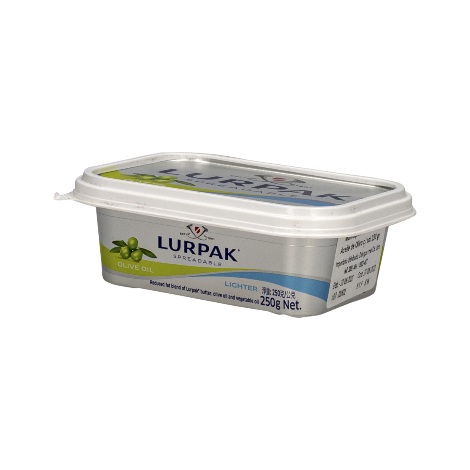 Mantequilla Con Aceite De Oliva LURPAK 250g
