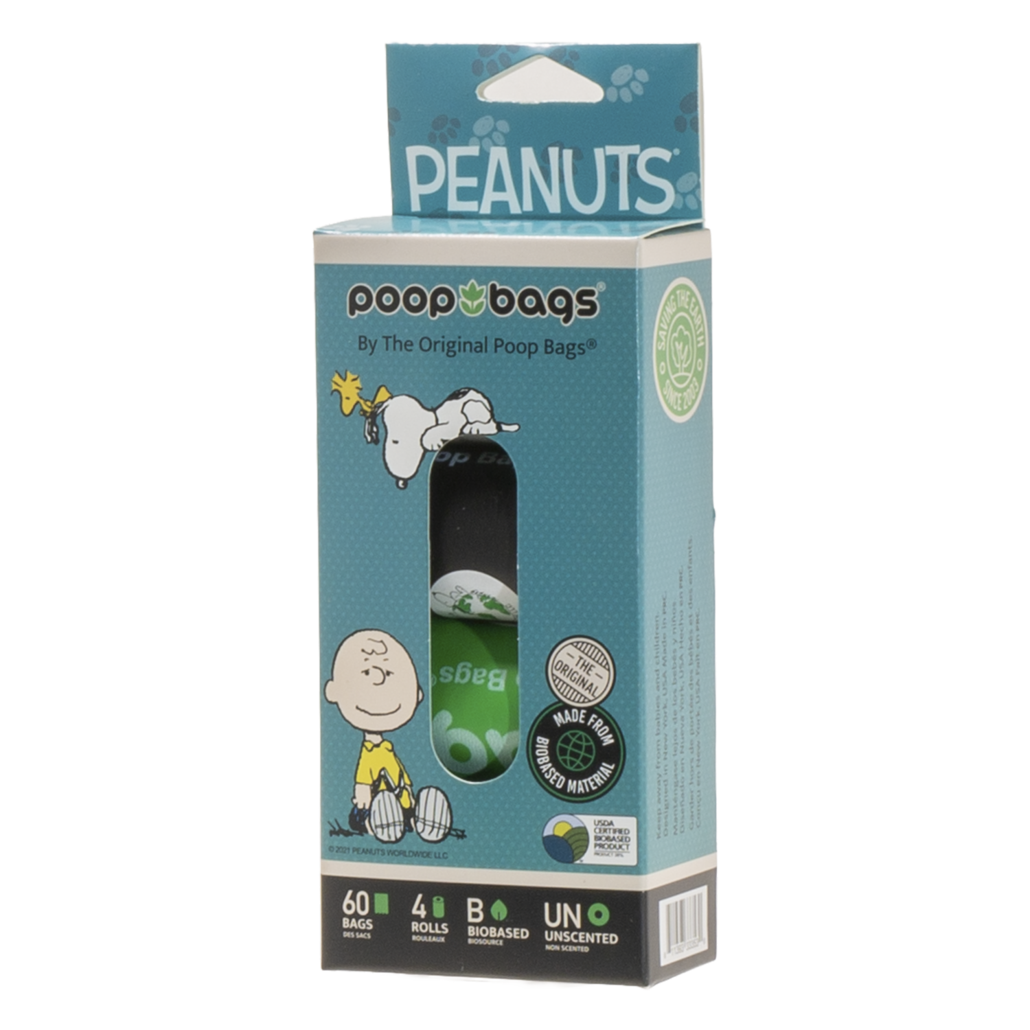 Bolsas Para Residuos De Mascotas Snoopy Unscented POOP BAGS Set X4 Uds