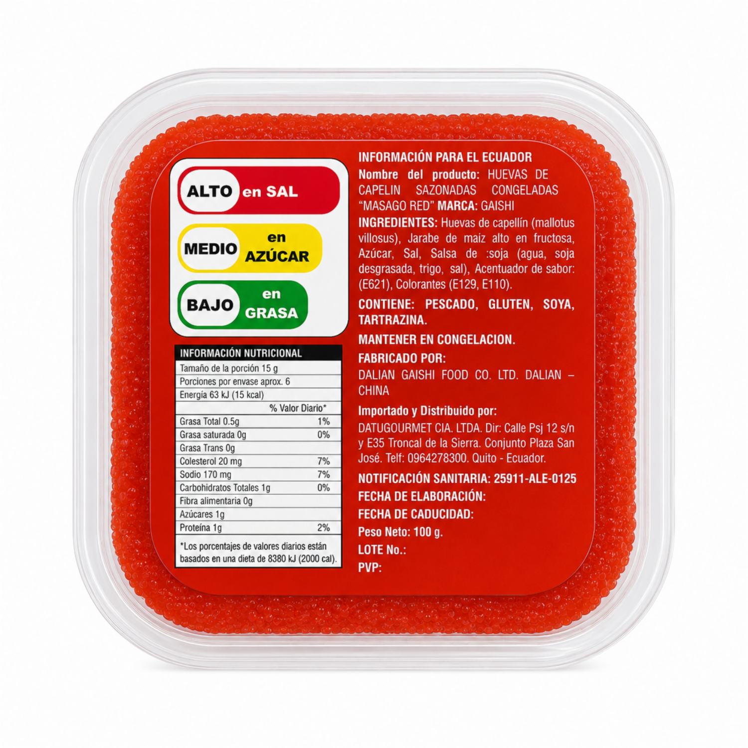 Caviar Masago Red GAISHI 100 G