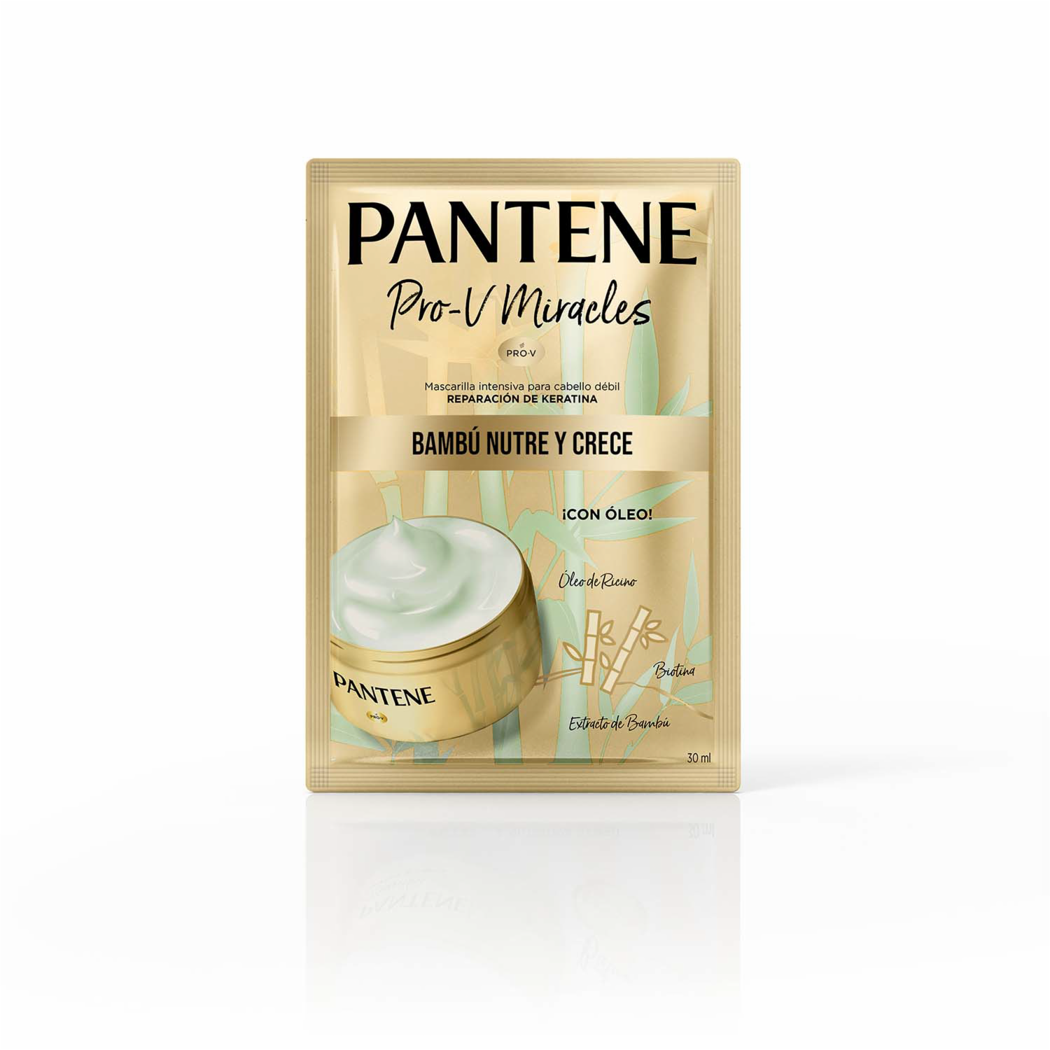 Mascara Capilar Pro-V Miracles Bambú Nutre & Crece PANTENE 30 Ml