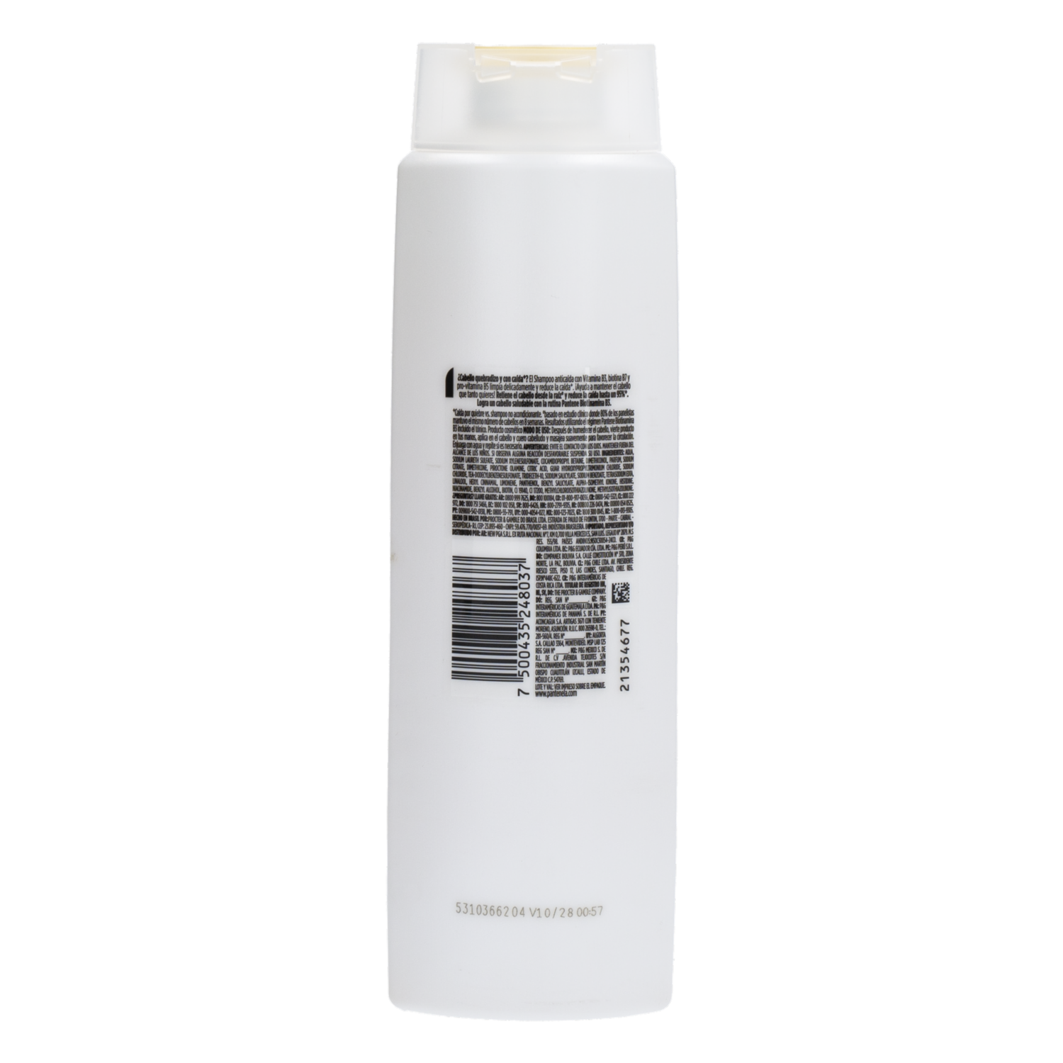 Shampoo Para Cabello Anti Caída & Nutrición Pro V Miracles Biotinamida B3 PANTENE 300 Ml