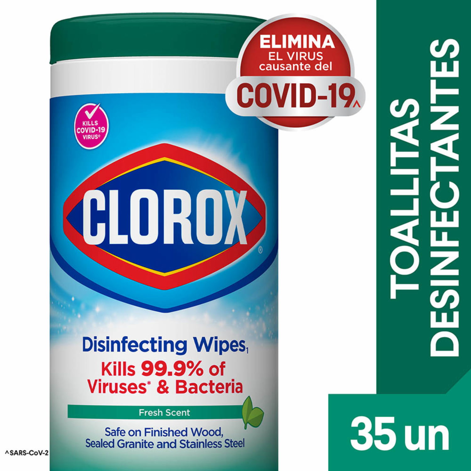 Toallitas Desinfectantes Aroma Fresh Scent CLOROX X35 Uds