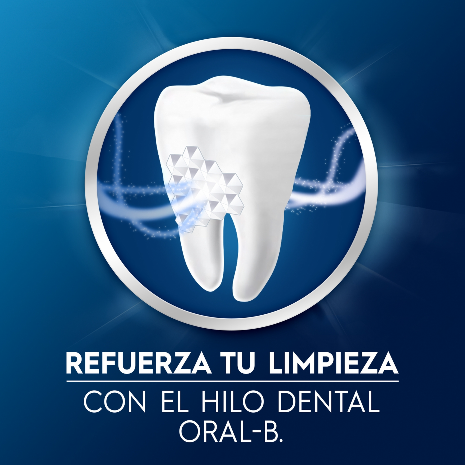 Hilo Dental Expert Pro-Salud Limpieza Profunda Con Textura Suave Sabor A Menta ORAL-B 25 M