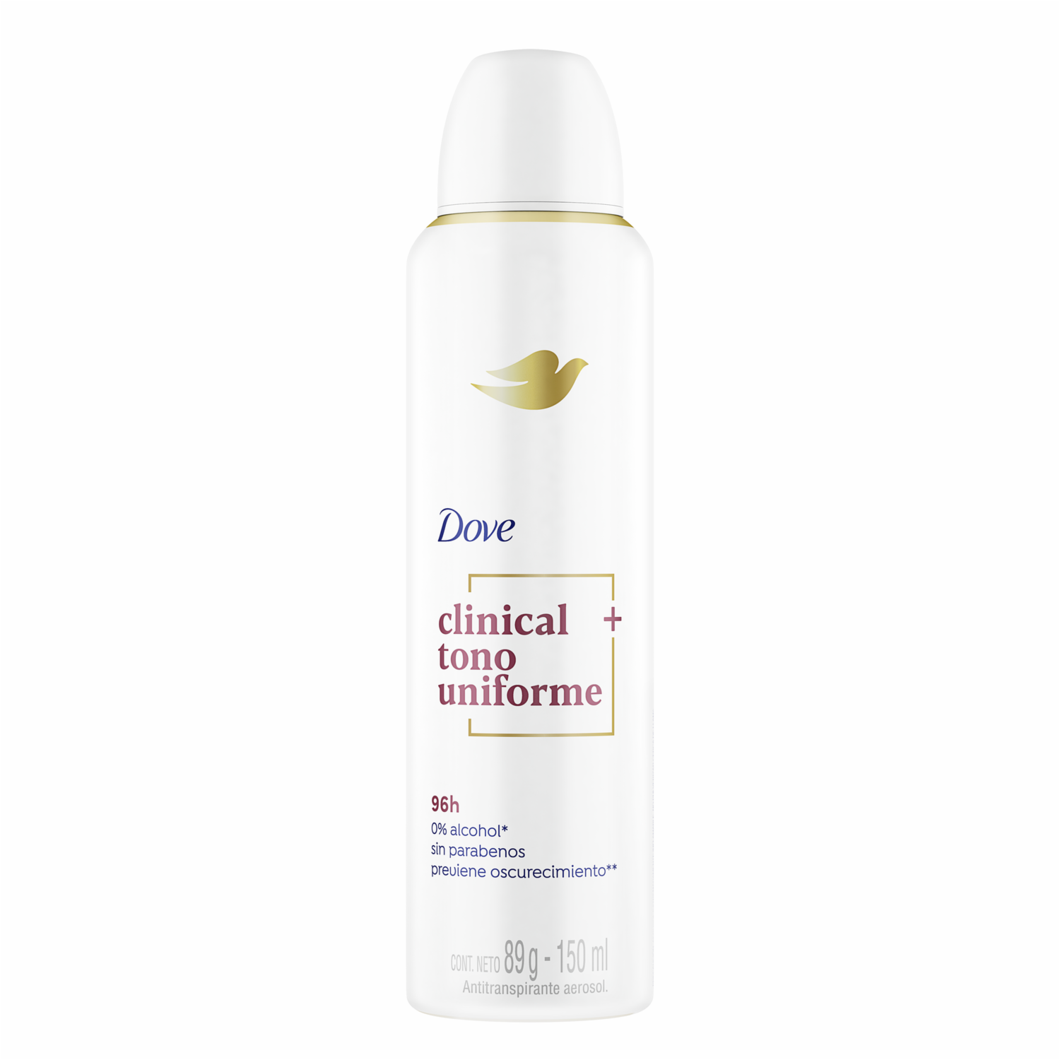 Desodorante En Aerosol Antitranspirante Para Mujer Clinical Tono Uniforme DOVE 150 Ml