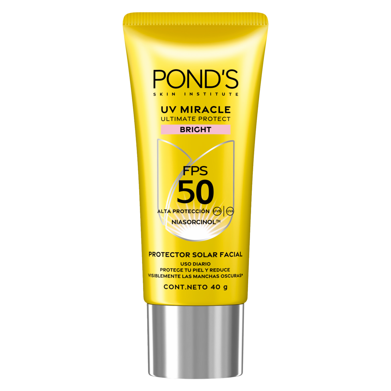 Protector Solar Facial Fps 50 Uv Miracle Bright POND’S 40 G