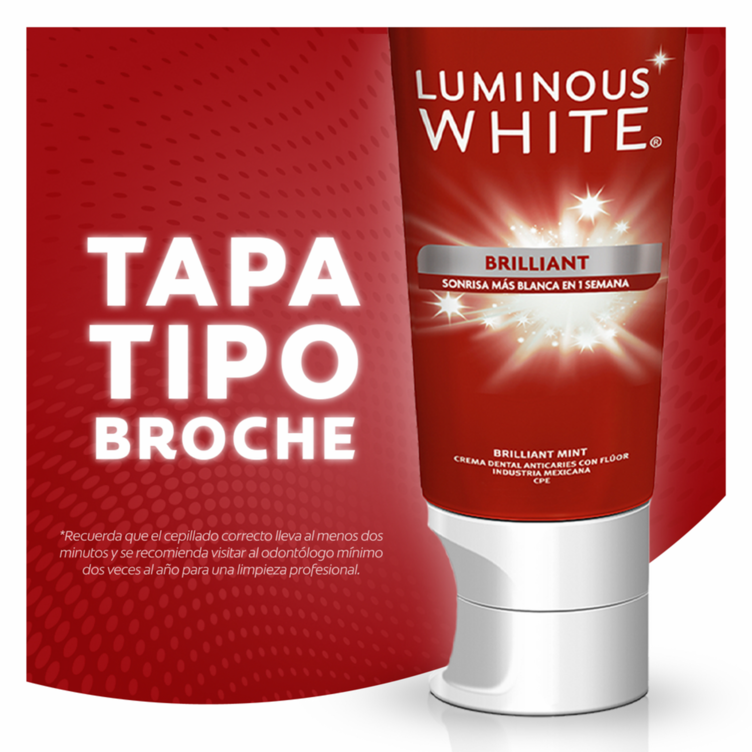 Pasta Dental Luminous White Brilliant COLGATE 125 Ml