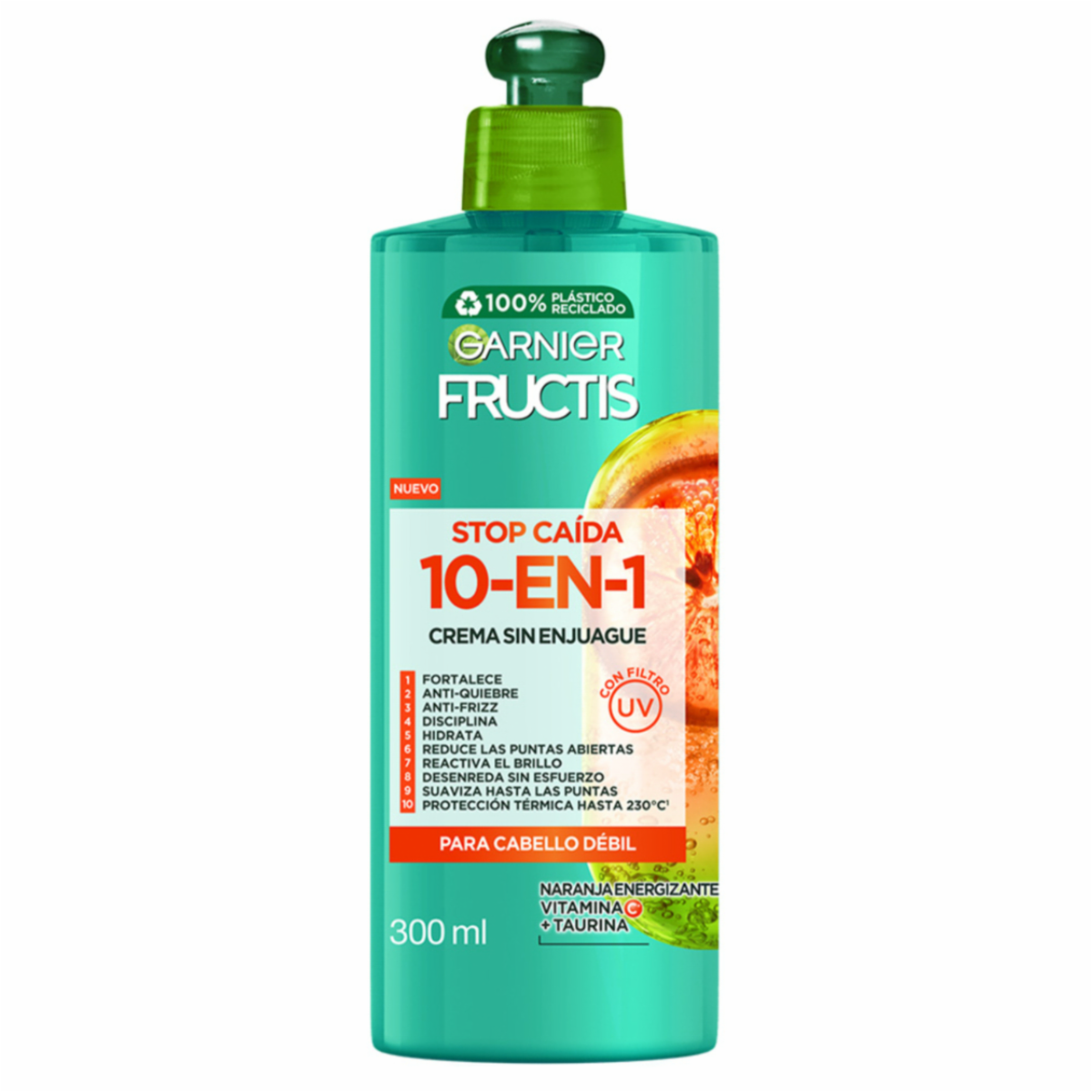 Crema Para Peinar Stop Caída GARNIER FRUCTIS 300 Ml