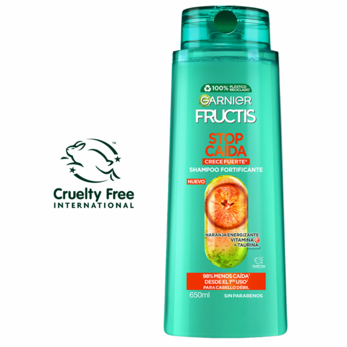 Shampoo Para Cabello Stop Caída GARNIER FRUCTIS 650 Ml