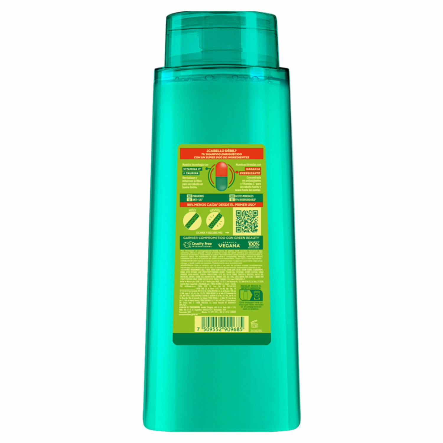 Shampoo Para Cabello Stop Caída GARNIER FRUCTIS 650 Ml