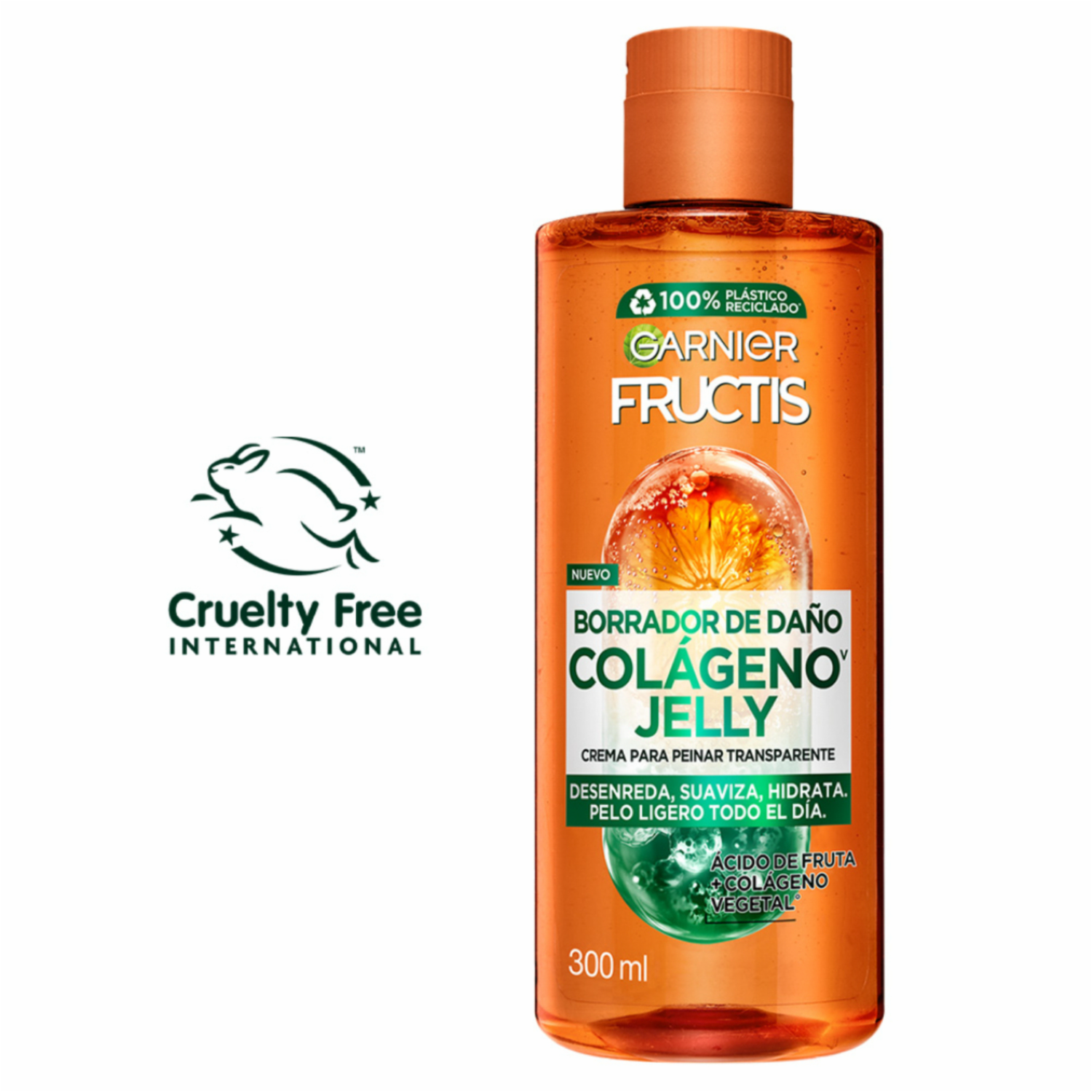 Crema Para Peinar Borrador De Daño GARNIER FRUCTIS 300 Ml