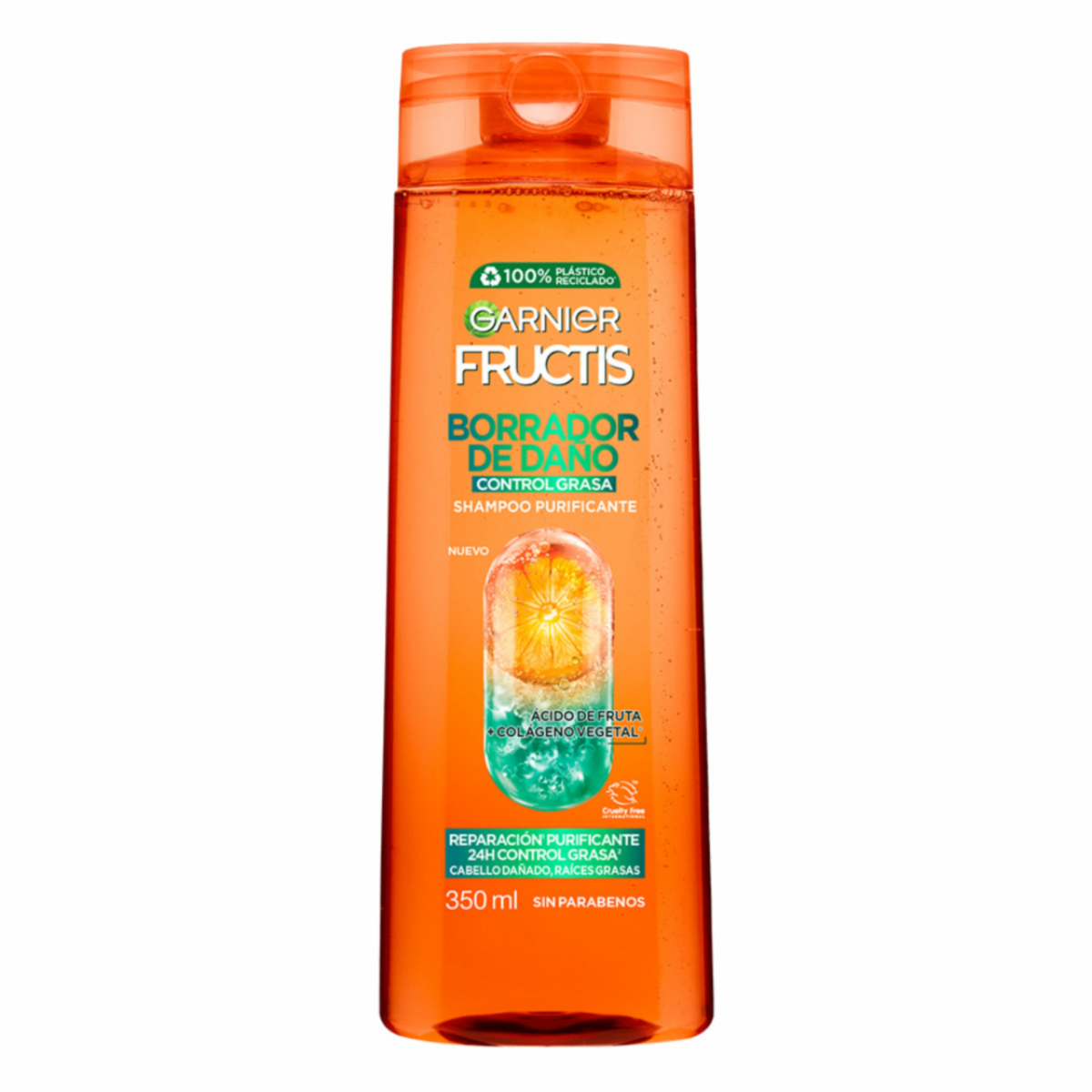 Shampoo Para Cabello Borrador De Daño GARNIER FRUCTIS 350 Ml