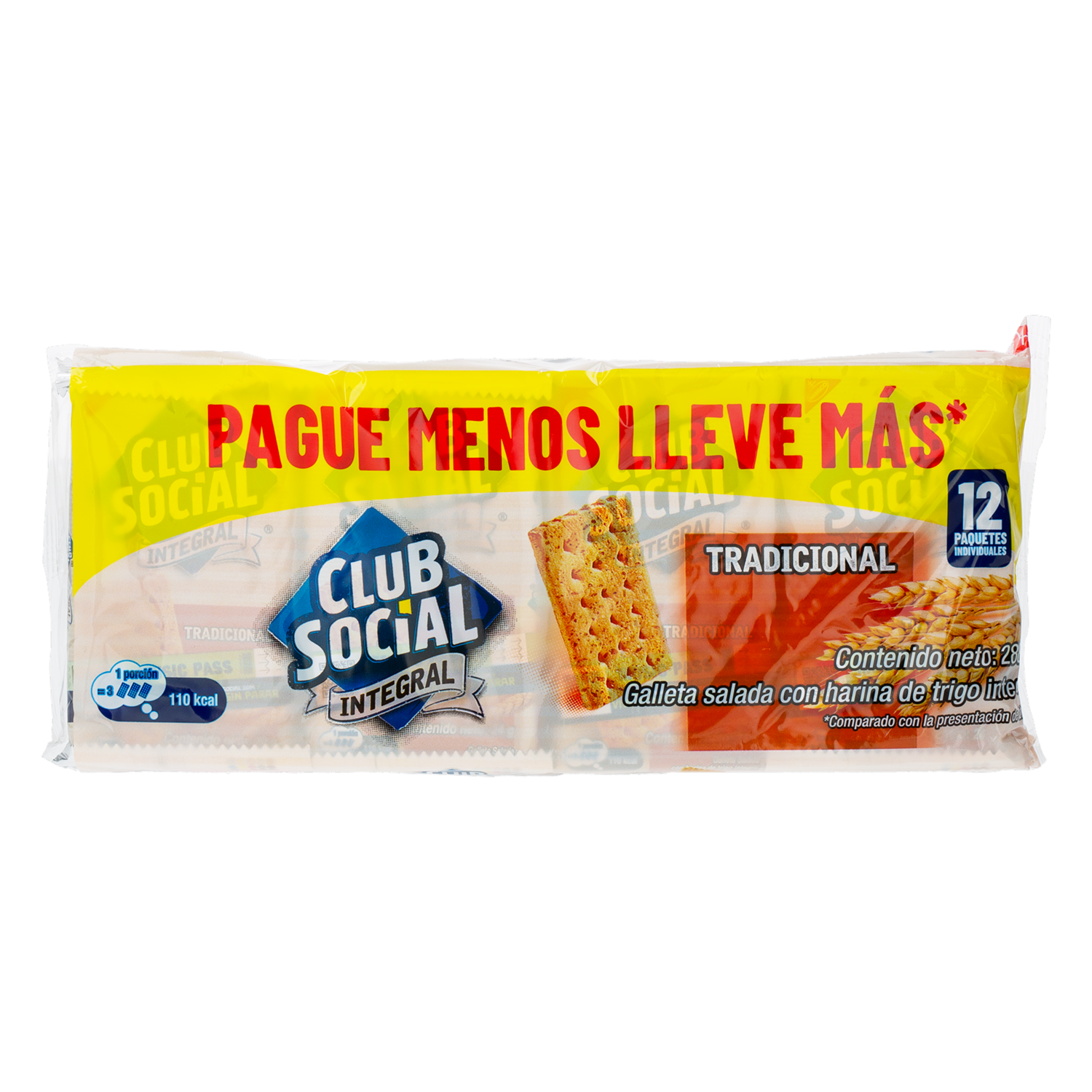 Galletas De Sal Con Harina De Trigo Integral CLUB SOCIAL 288 G