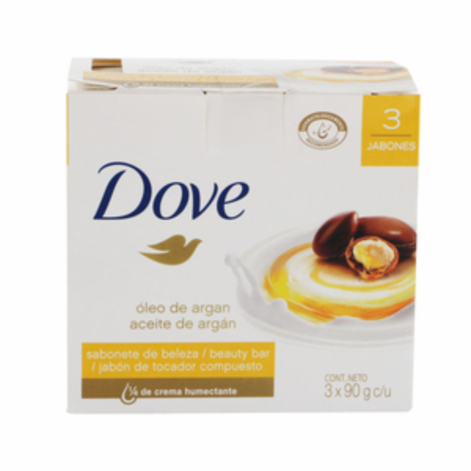 Jabón En Barra Con Oleo De Argán DOVE 3 X 90 G