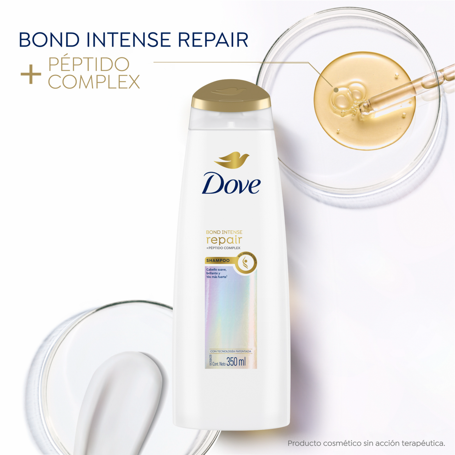 Shampoo De Cabello Bond Intense Repair DOVE 350 Ml