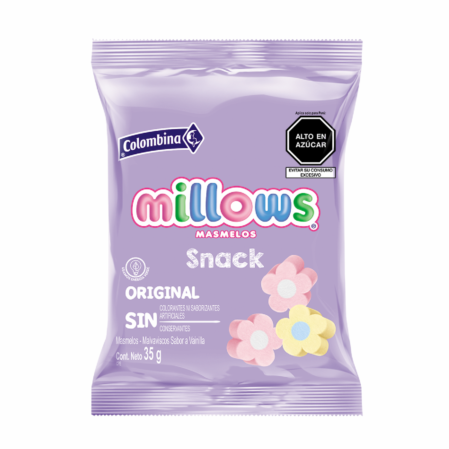 Marshmellows Snack Margaritas MILLOWS 35 G