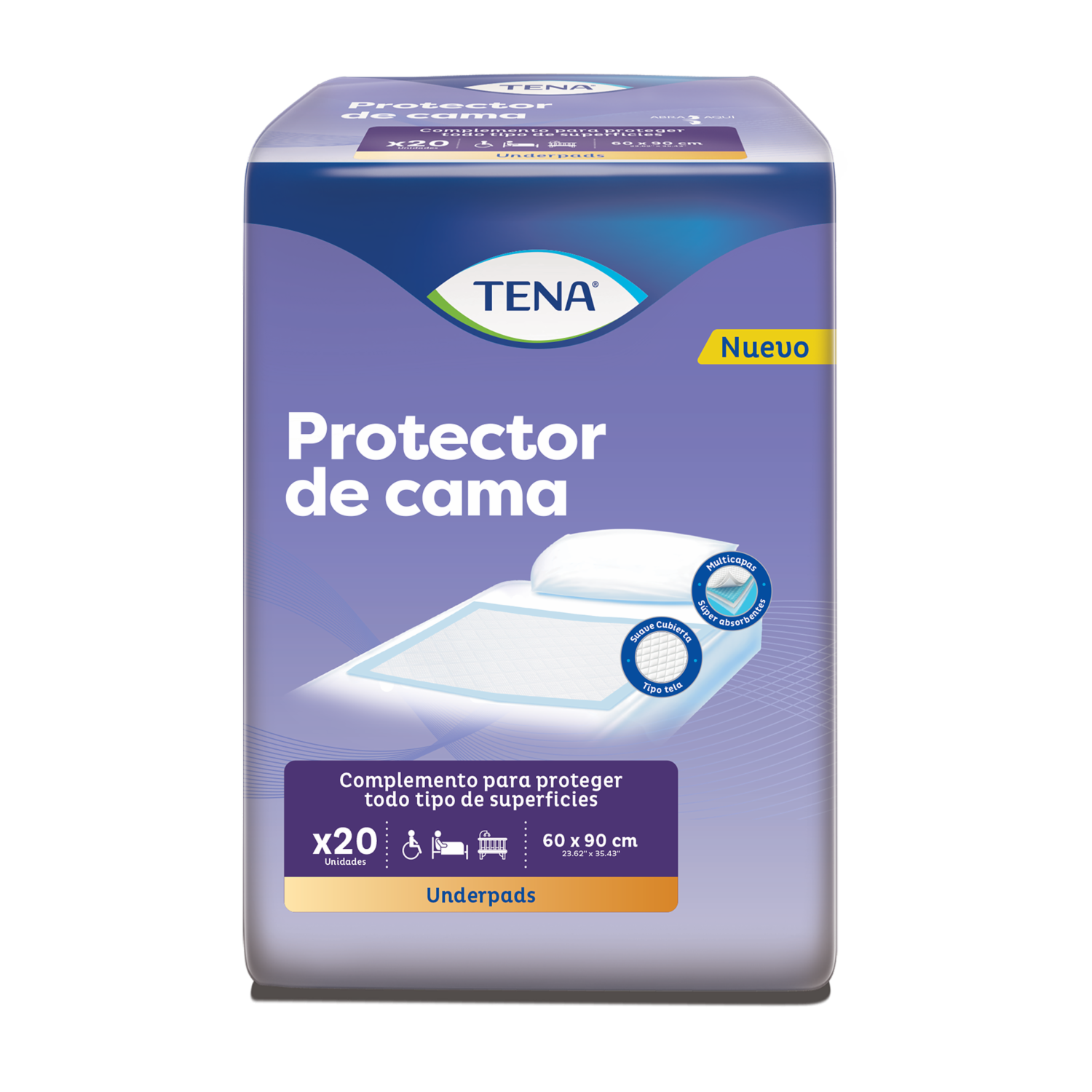 Protector De Cama Desechable TENA X20 Uds