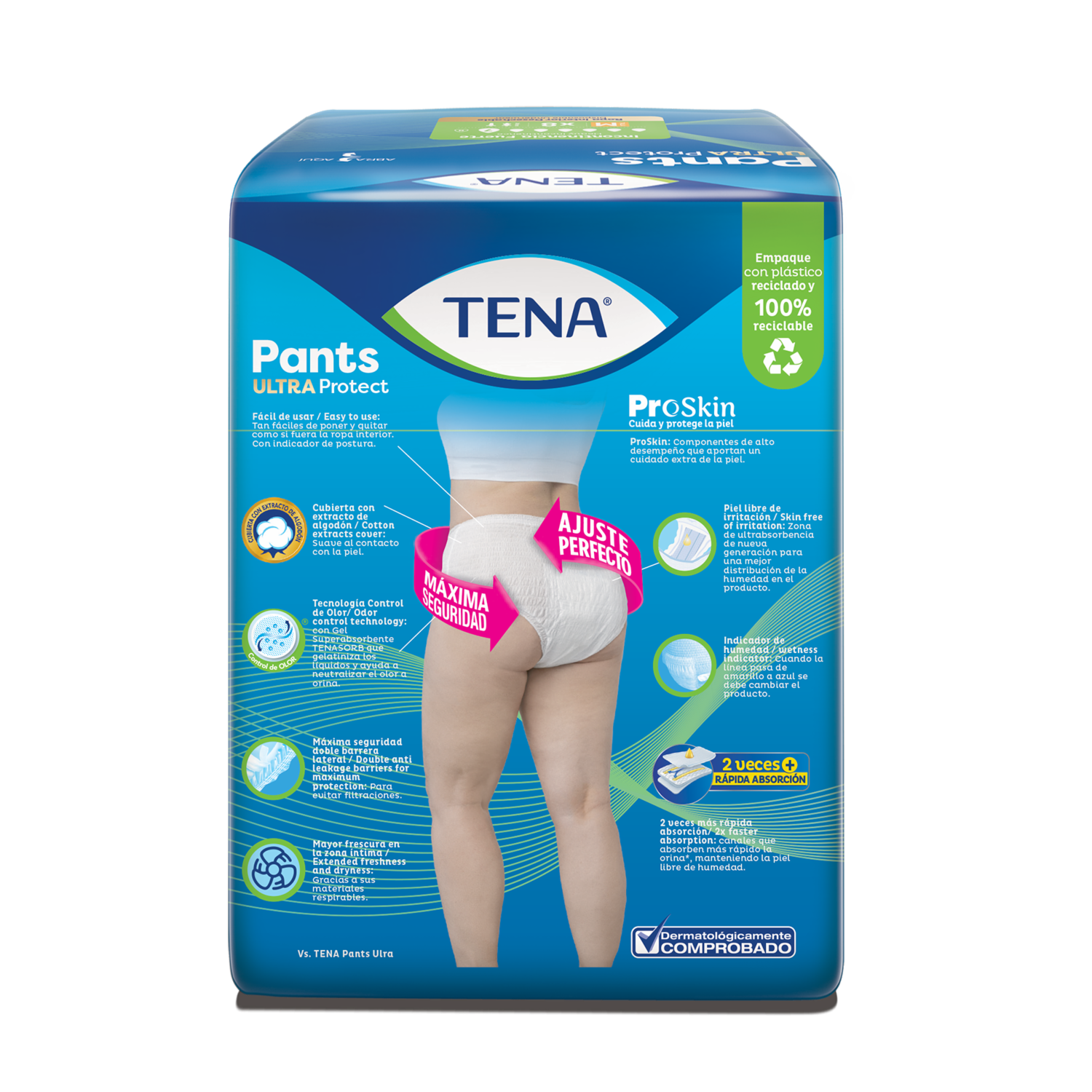 Pants Ultra Medium TENA 8 Unidades