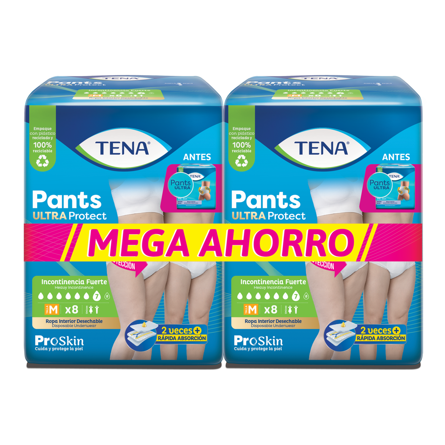 Pañal Para Incontinencia Ultra Medium Precio Especial TENA X 16 Uds