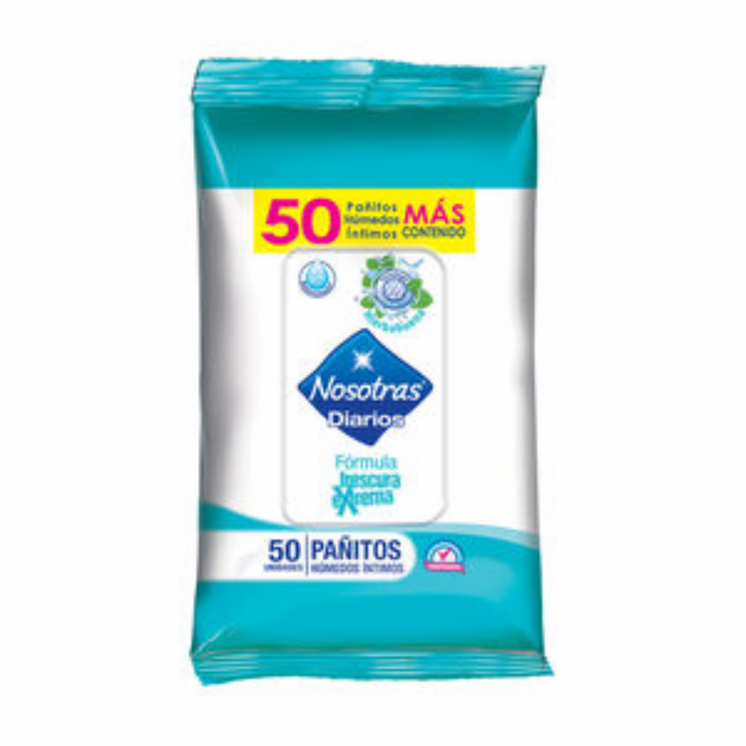 Pañitos Frescura Extrema NOSOTRAS x 50 Unidades