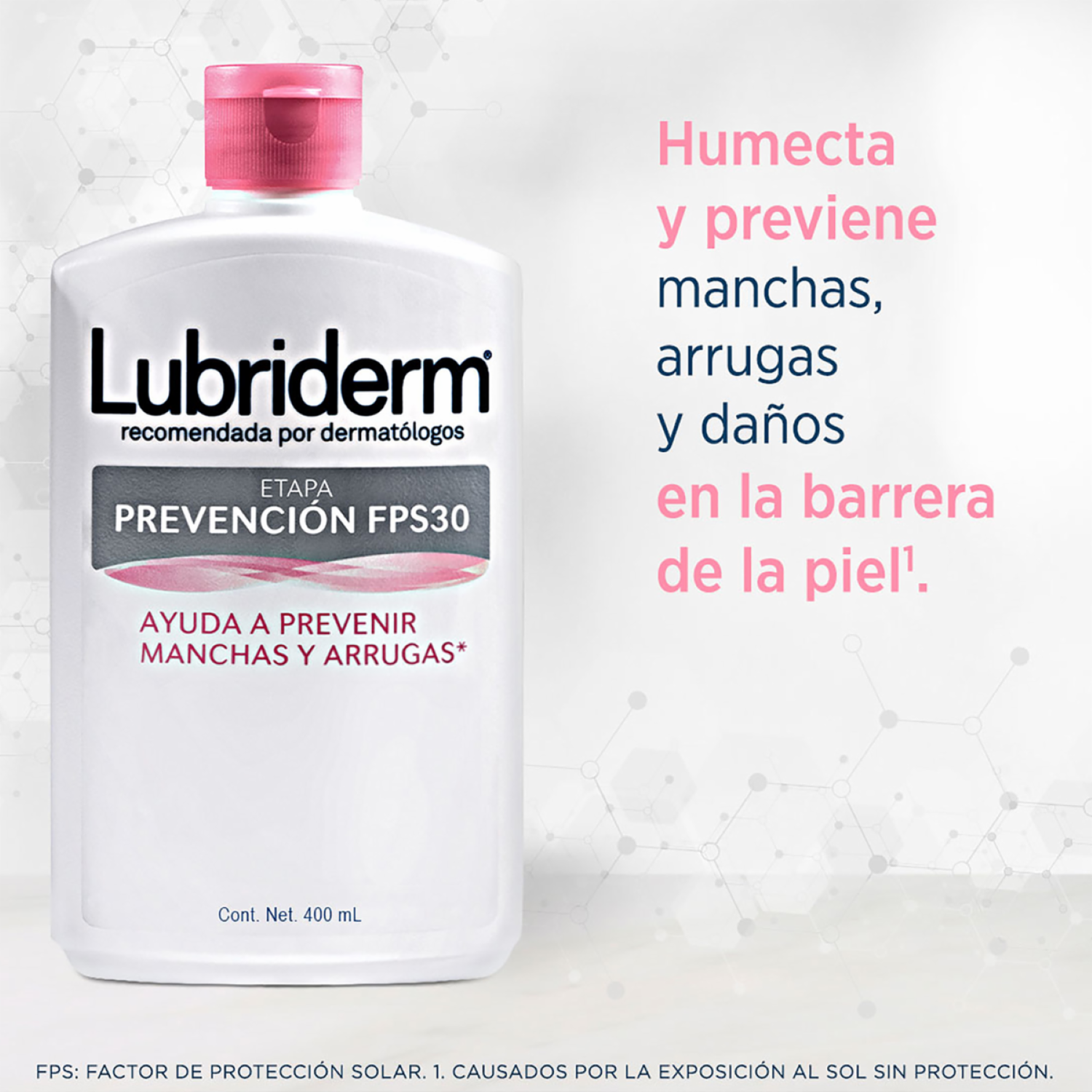Crema Corporal Prevención LUBRIDERM 400 Ml