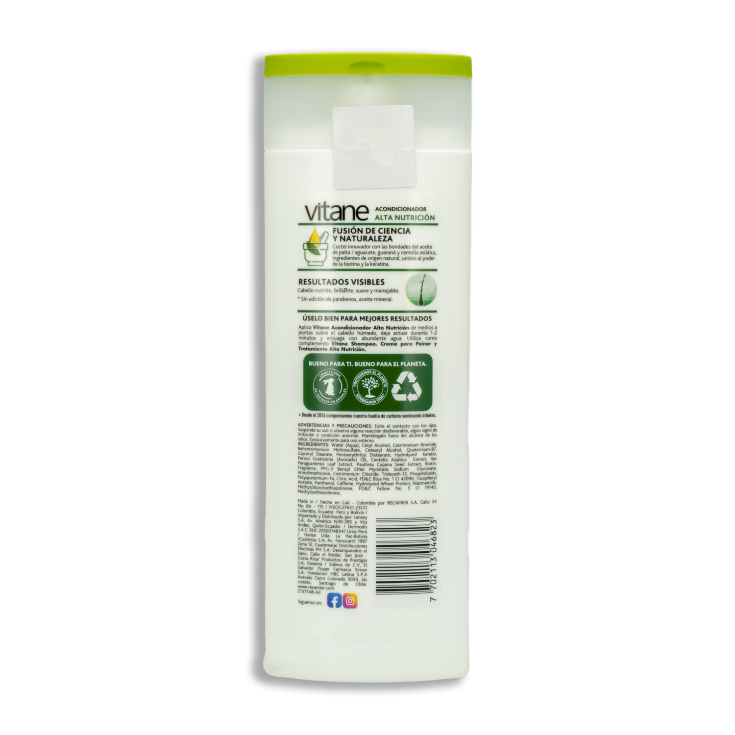 Acondicionador De Cabello Alta Nutrición VITANE 400 Ml