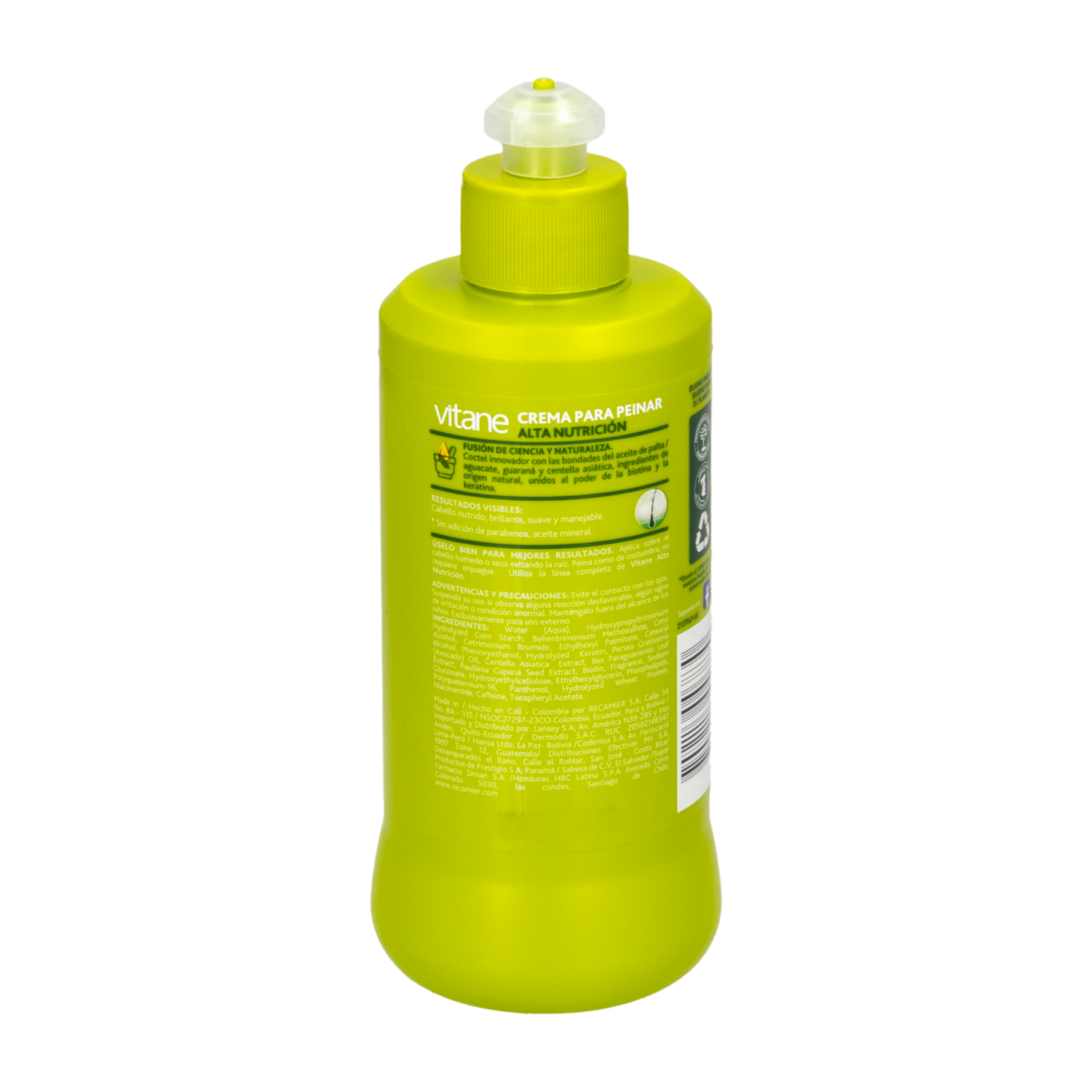 Crema Para Peinar Alta Nutrición VITANE 300 G