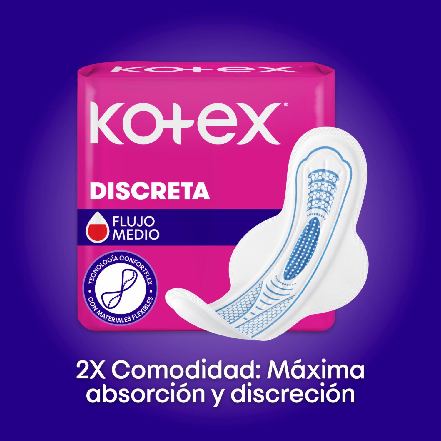 Toallas Higiénicas Femeninas Ultrafina Discreta KOTEX X 10 Uds