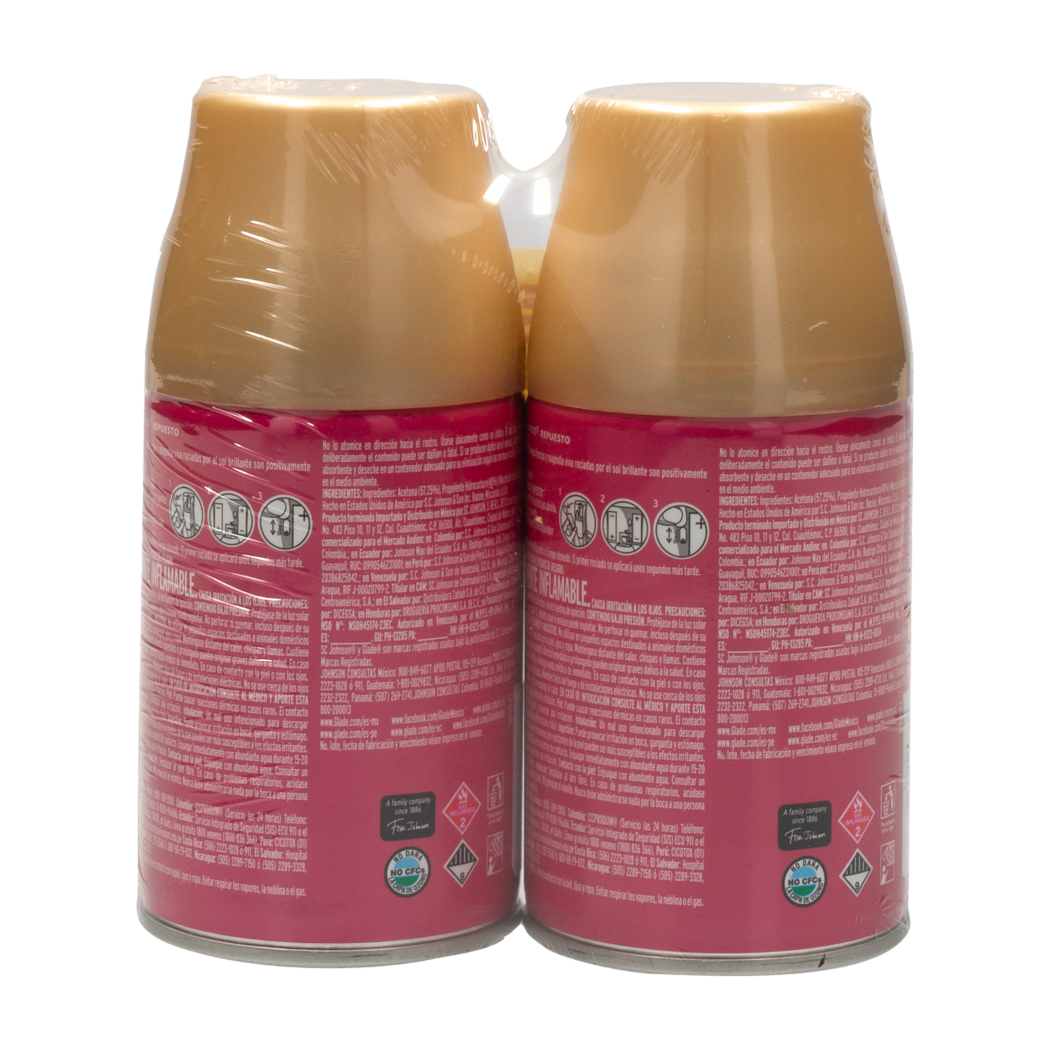 Repuesto Ambientador Automático Elegancia De Ámbar GLADE 540 Ml