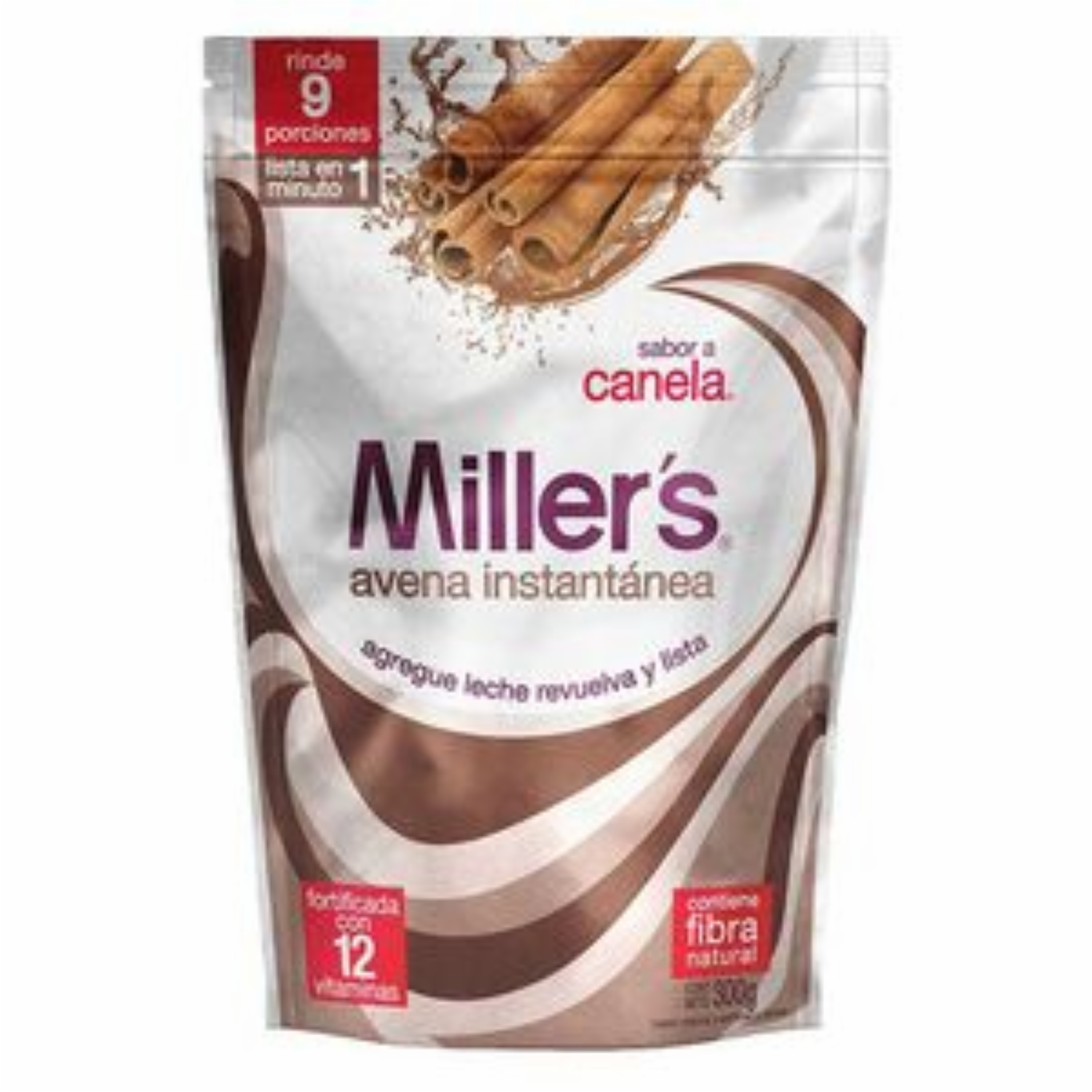 Avena Instantánea En Hojuelas Sabor A Canela MILLER’S 300 G