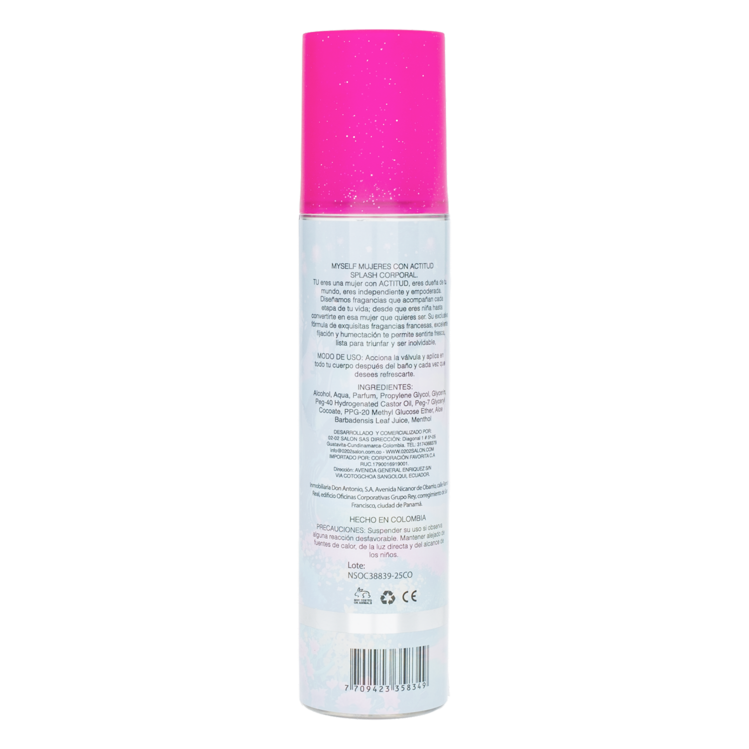 Body Splash Para Niña Fragancia Fábula MYSELF 260 Ml