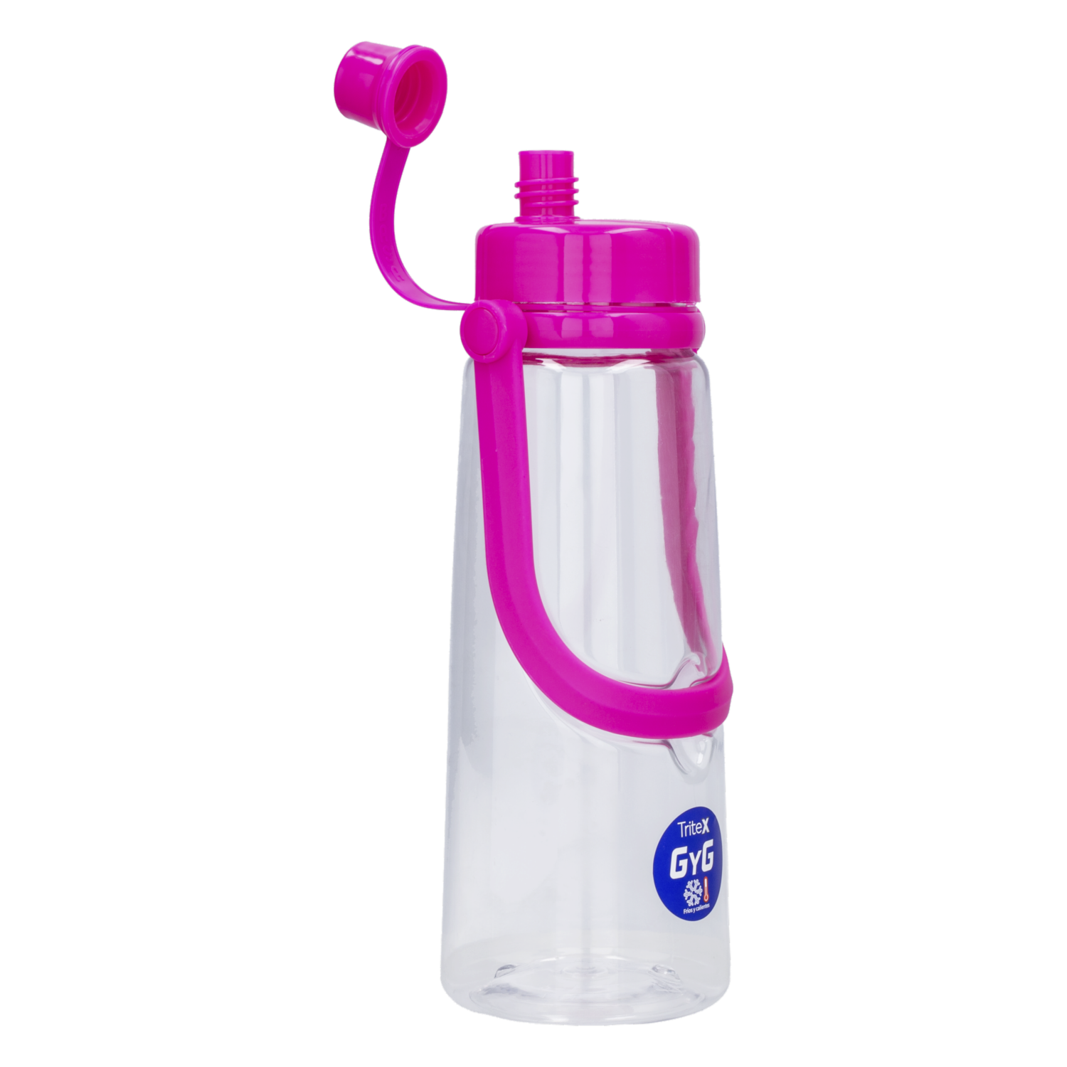Botella Cantimplora Con Asa Fucsia BASA 1.7 Litros