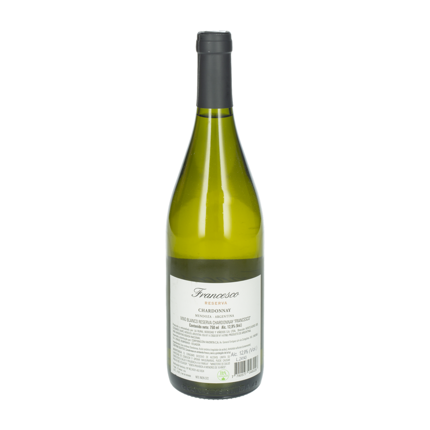 Vino Blanco Reserva FRANCESCO 750 Ml