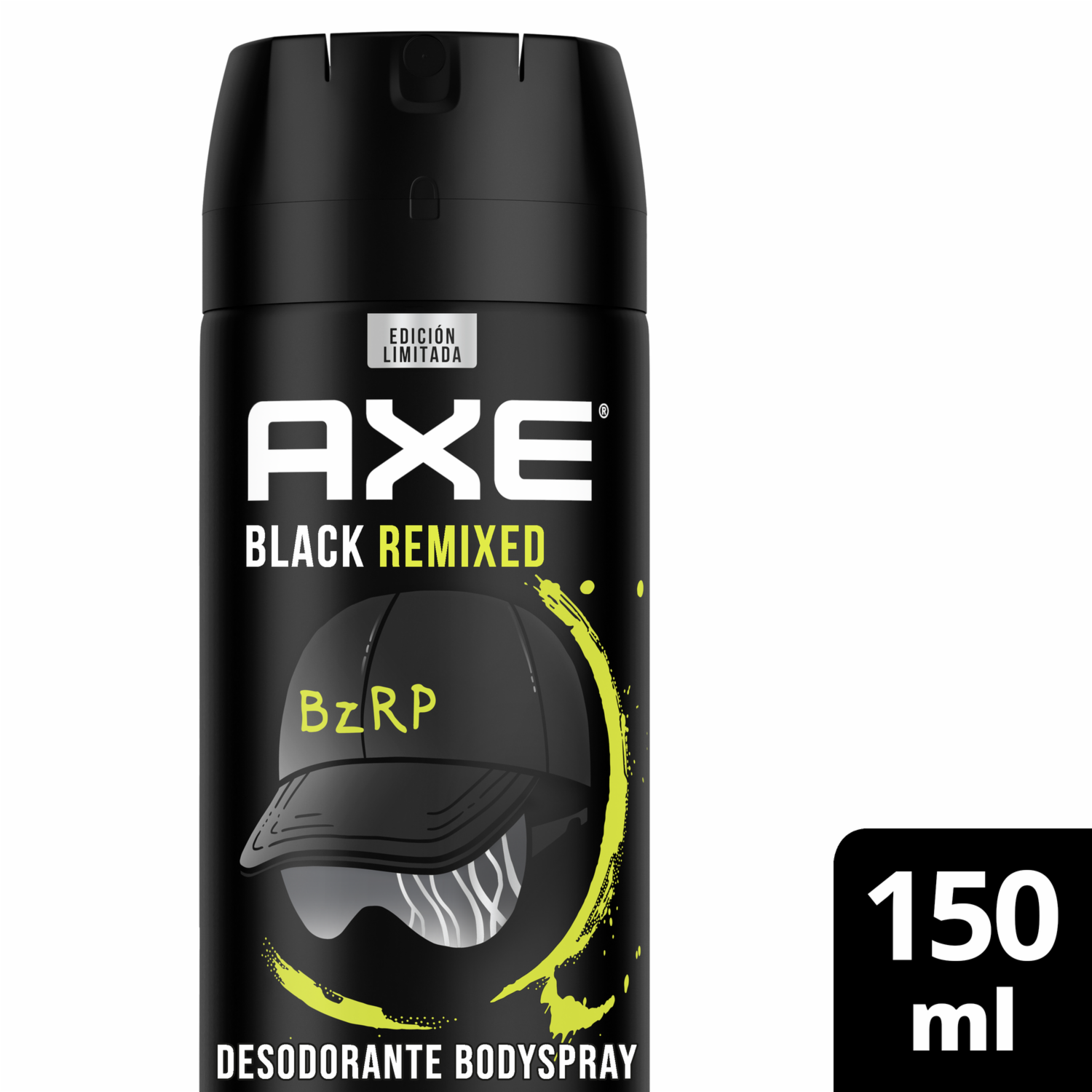 Desodorante En Aerosol Antitranspirante Para Hombre Black Remixed Bzrp AXE 150 Ml