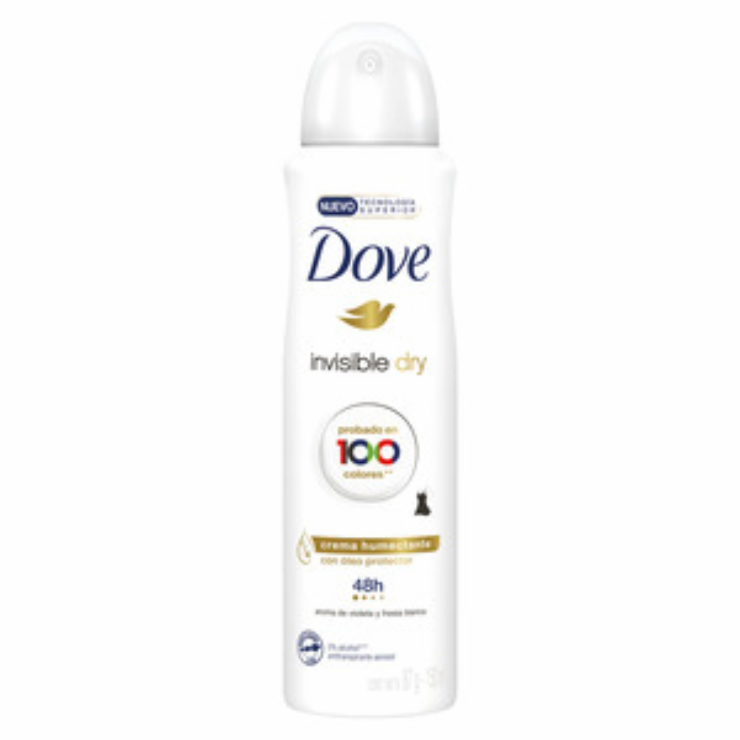 Desodorante En Aerosol Para Dama Invisible Dry DOVE 150 Ml