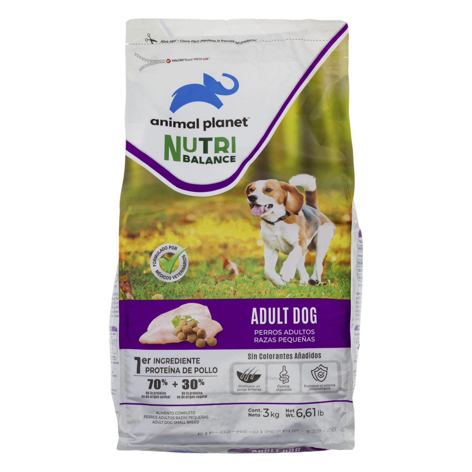 Alimento Para Perros Adultos Razas Pequeñas Nutri Balance ANIMAL PLANET 3 Kg