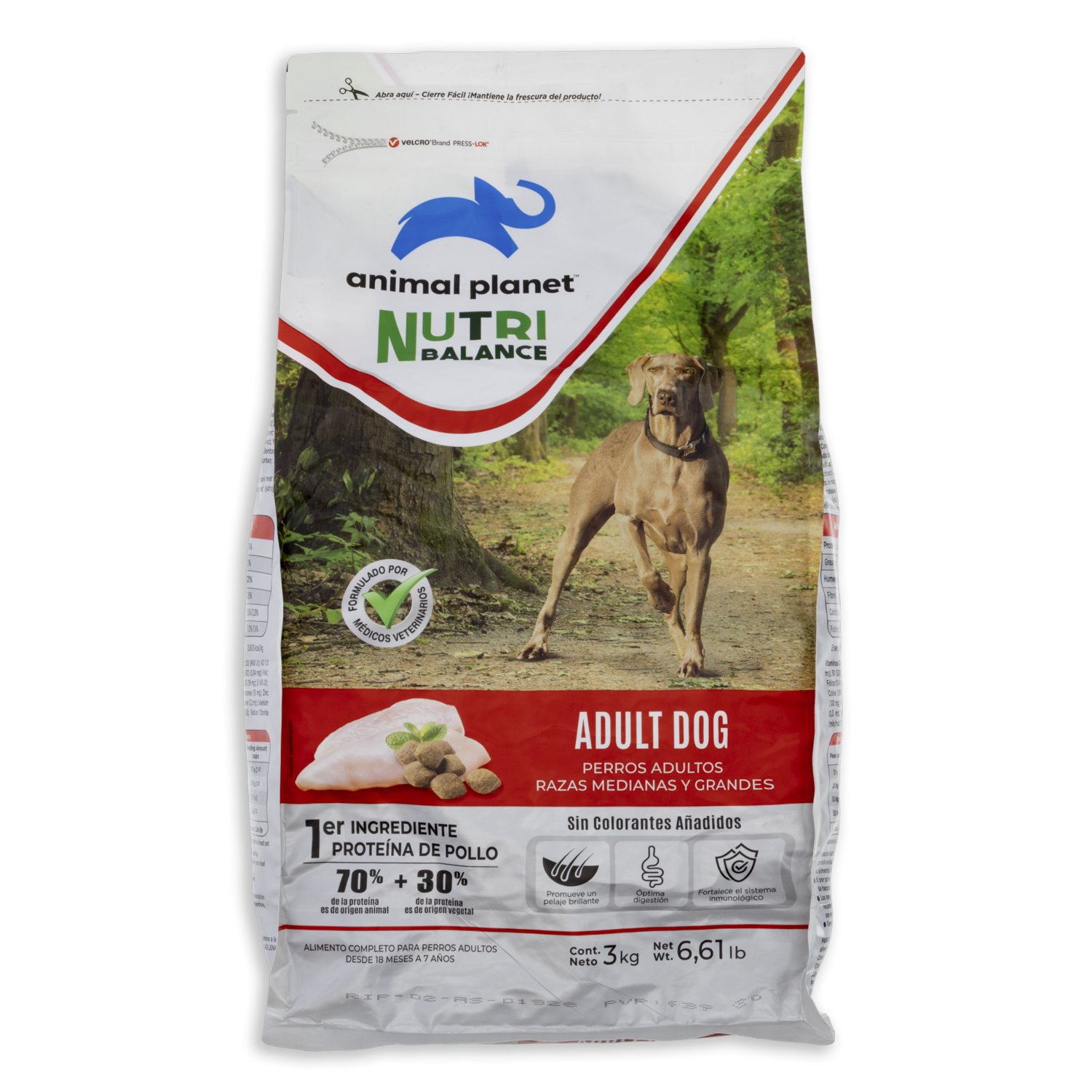 Alimento Para Perros Adultos Razas Medianas Y Grandes Nutri Balance ANIMAL PLANET 3 Kg