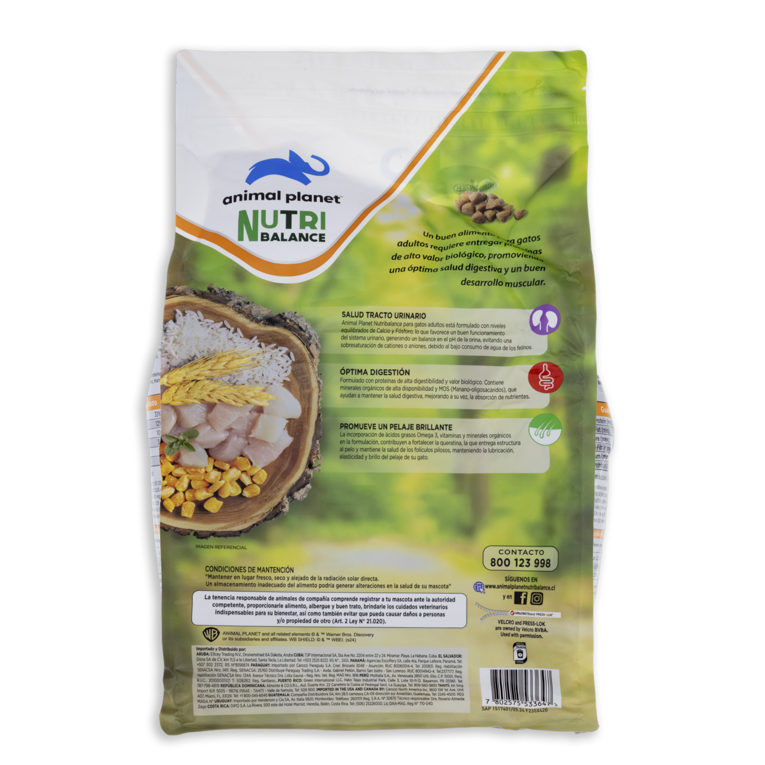 Alimento Para Gatos Adultos Nutri Balance ANIMAL PLANET 2,1 Kg