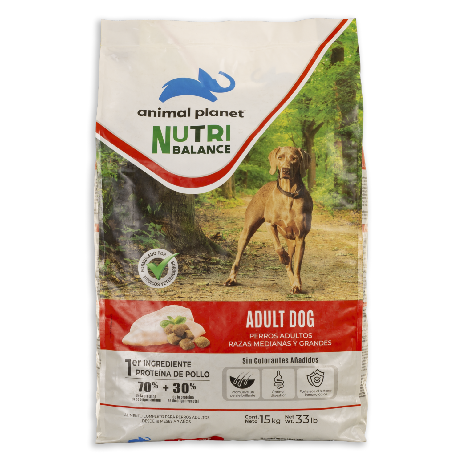 Alimento Para Perros Adultos Razas Medianas Y Grandes Nutri Balance ANIMAL PLANET 15 Kg