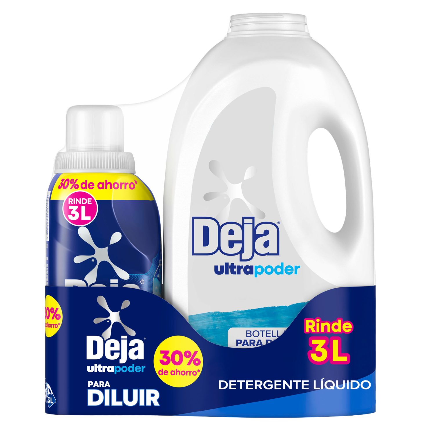 Detergente Liquido Para Diluir Floral Botella DEJA 500 Ml