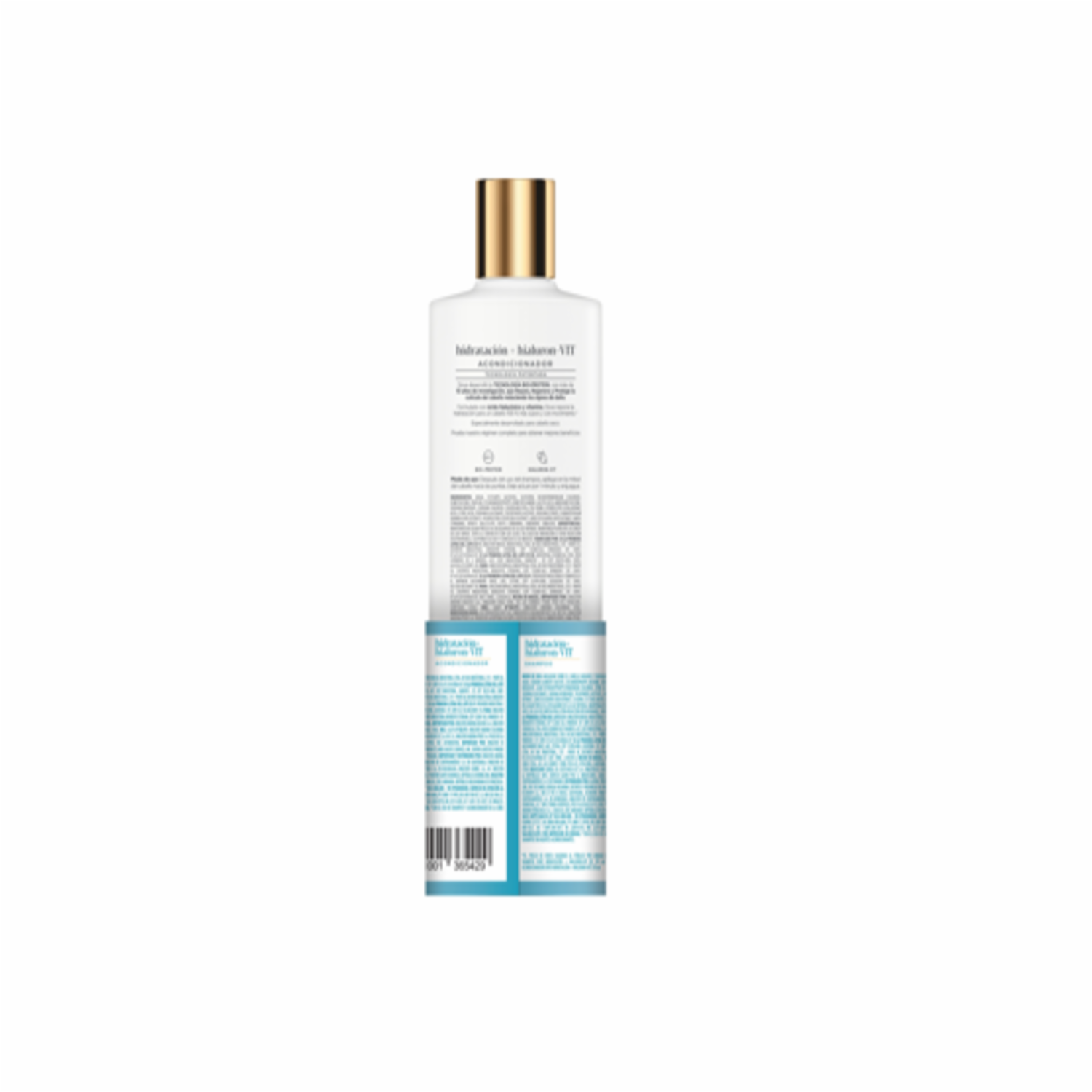 Shampoo Para Cabello Y Acondicionador Hidratación + Hialuron Vit DOVE Pack 370 Ml + 190 Ml