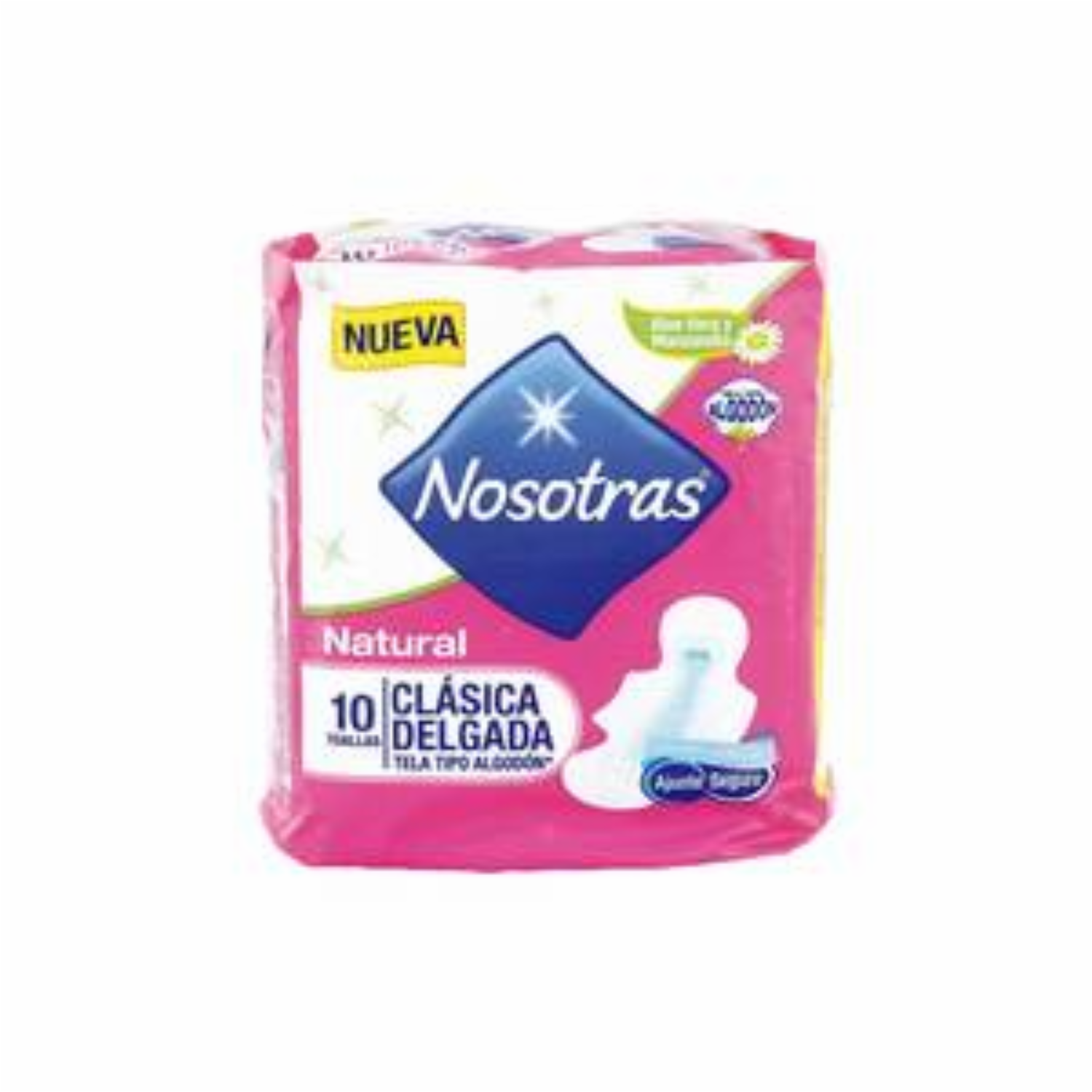 Toalla Sanitaria Natural Clásica NOSOTRAS X 10 Uds