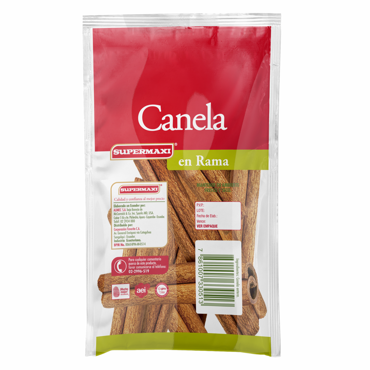 Canela Natural SUPERMAXI 50 G