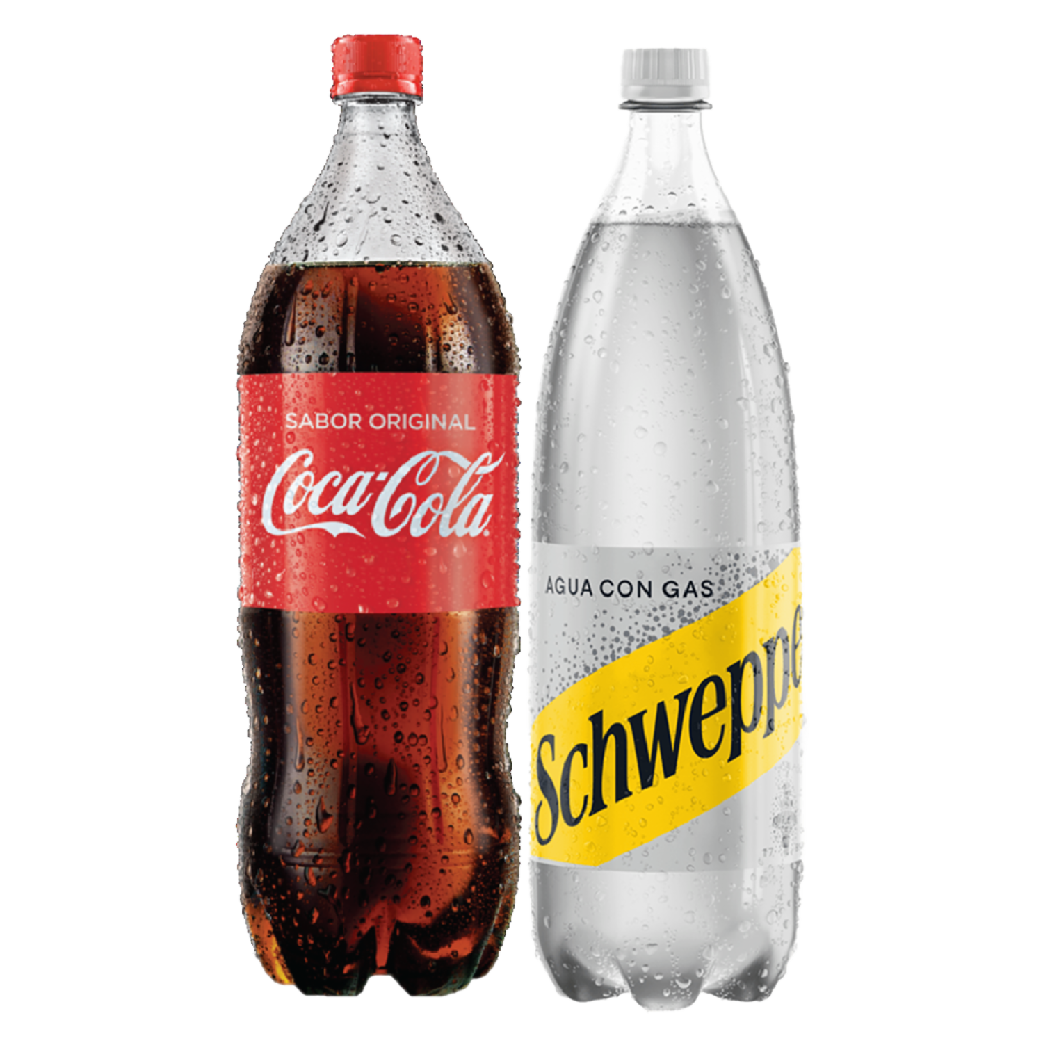 Agua Con Gas Natural Pack SCHWEPPES 1500 Ml + 2025 Ml