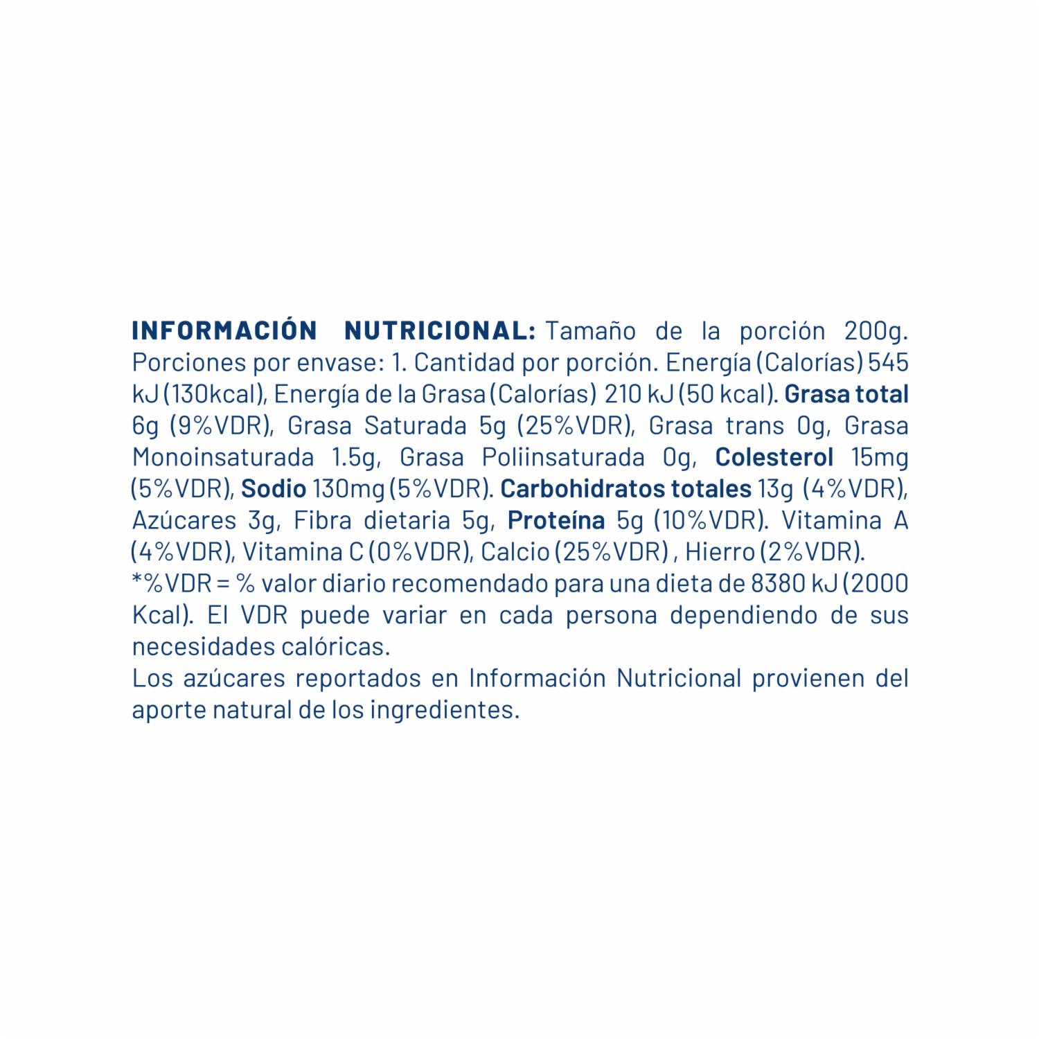 Kéfir Entero Sabor Vainilla CHIVERIA 200 G