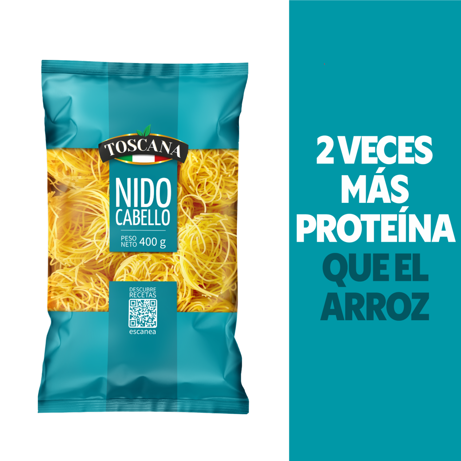 Fideo Nido Cabello TOSCANA 400  G