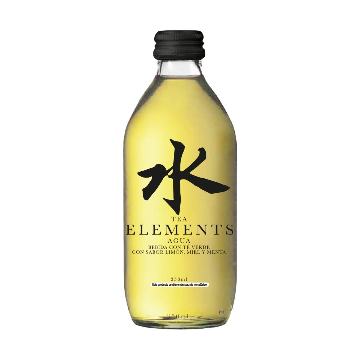 Té Frio Negro Agua Sabor Limon Miel Menta ELEMENTS 350 Ml
